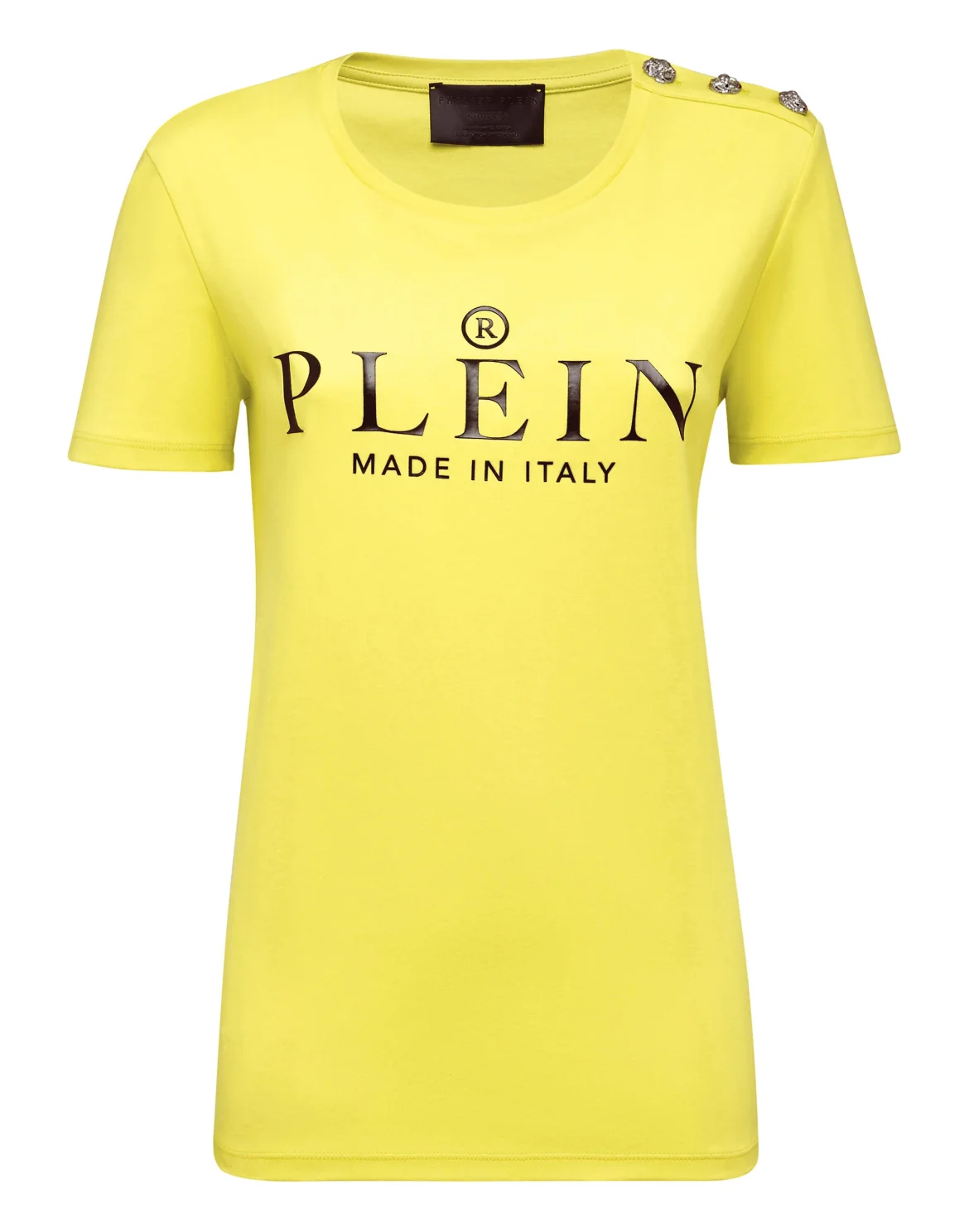 T-shirt Round Neck SS Iconic Plein, цвет: Желтый