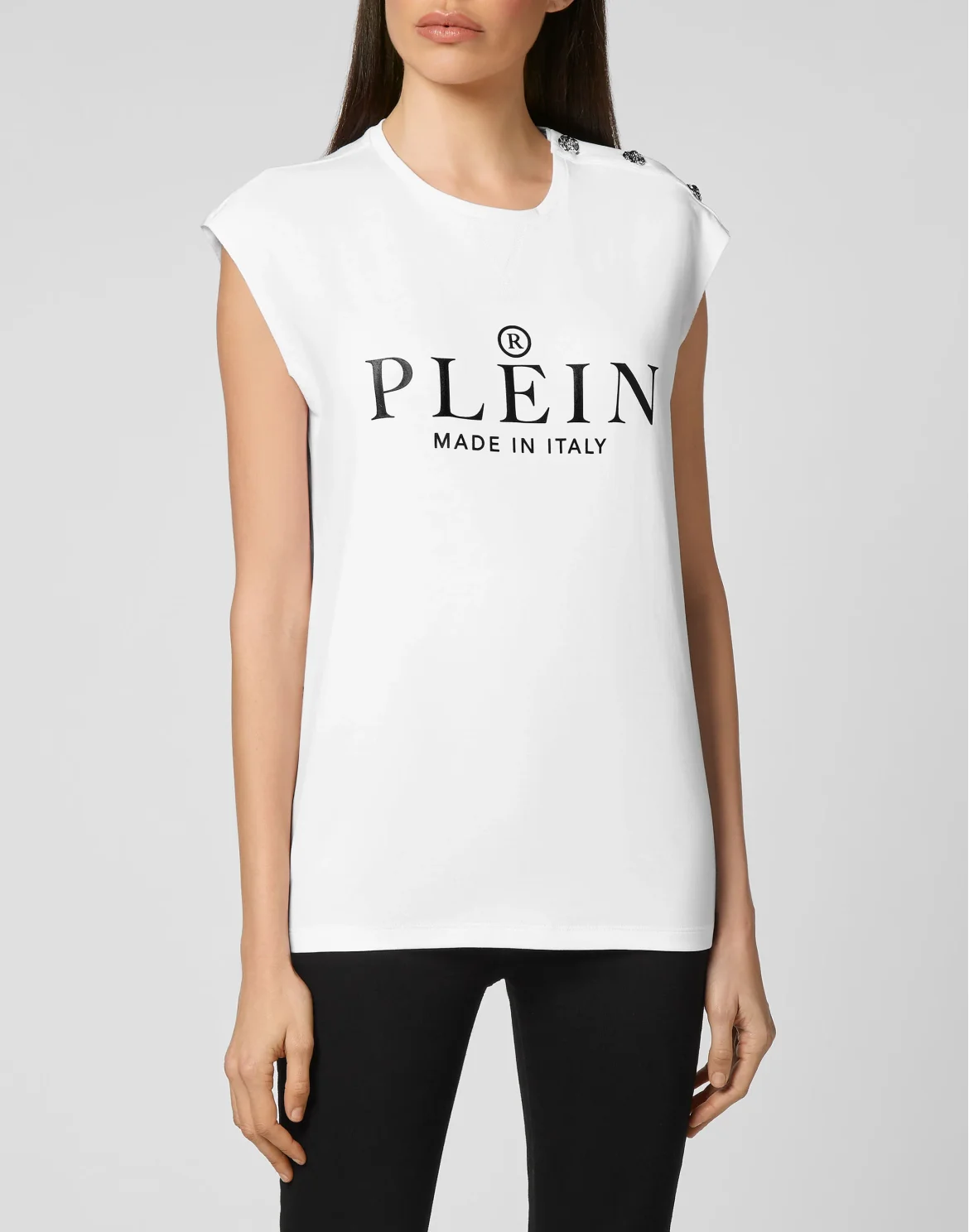 T-shirt Round Neck SS Iconic Plein, цвет: Белый