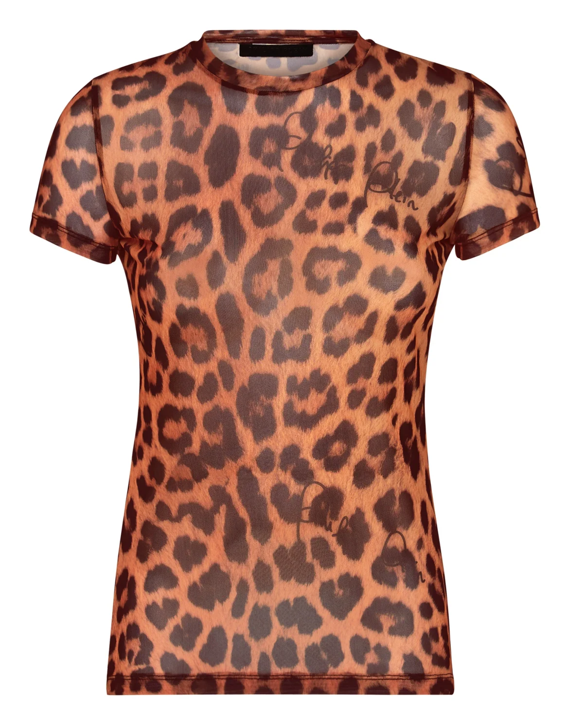 T-shirt Round Neck SS  Leopard, цвет: Бежевый