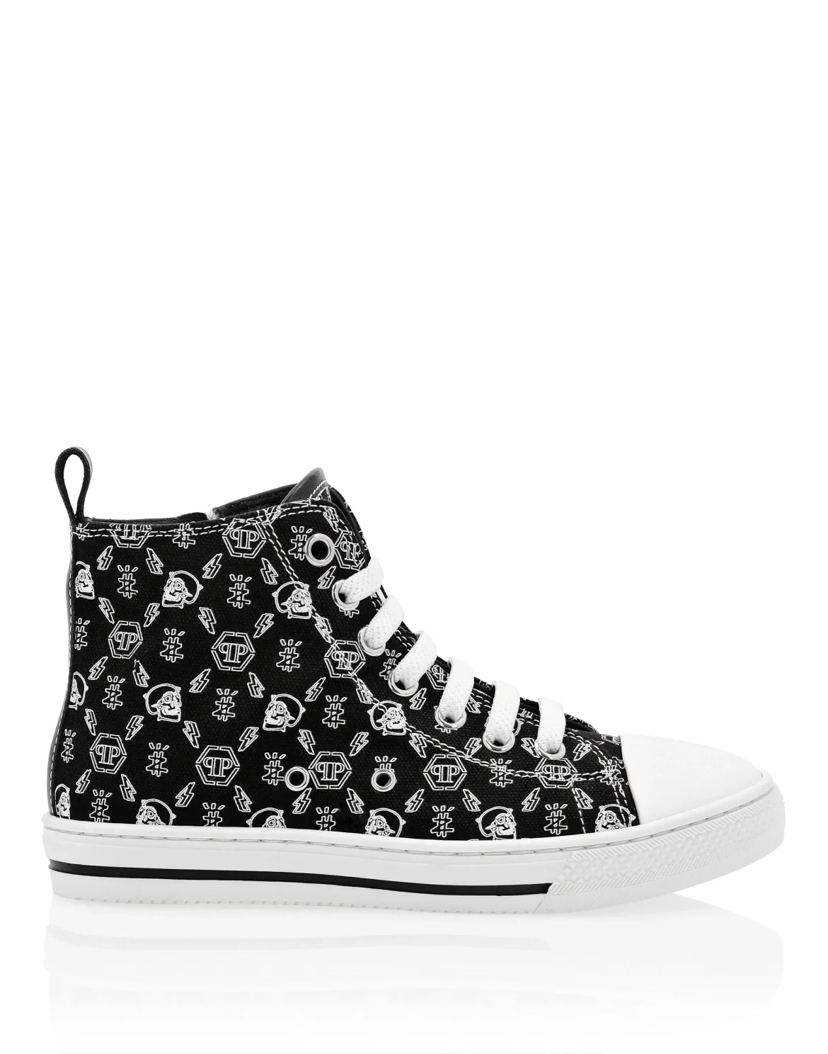 Hi-Top Sneakers Monogram Megastar, цвет: Черный