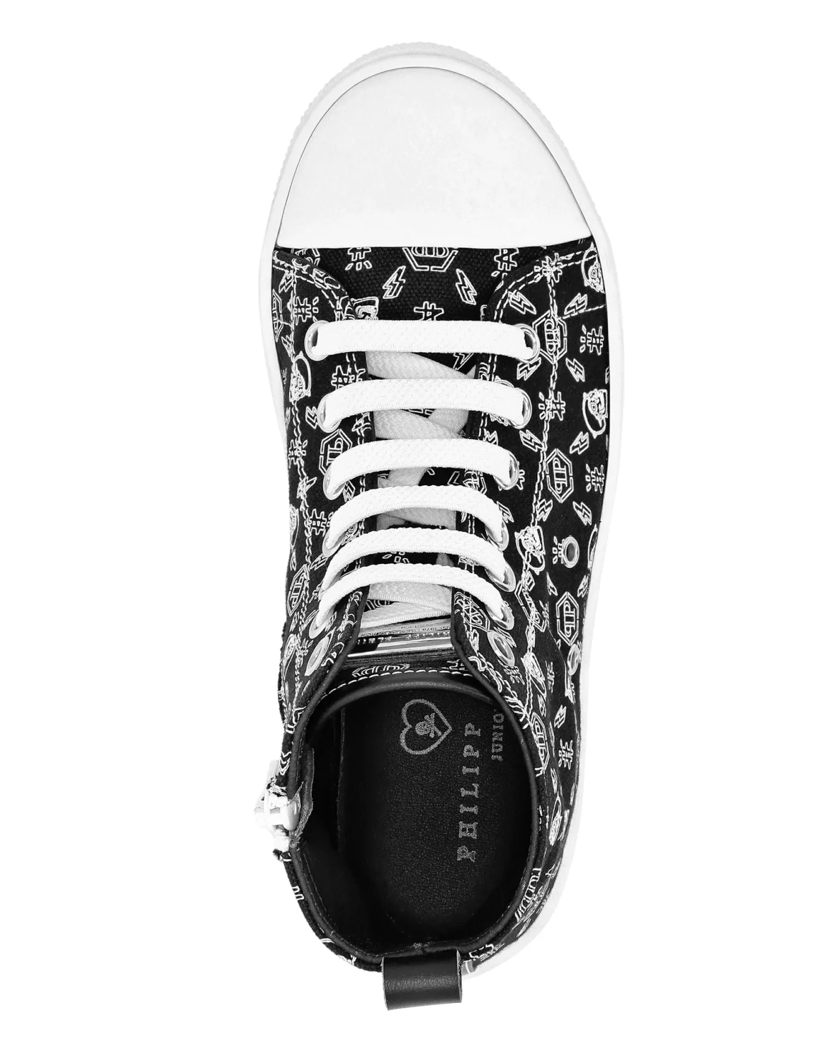 Hi-Top Sneakers Monogram Megastar, цвет: Черный