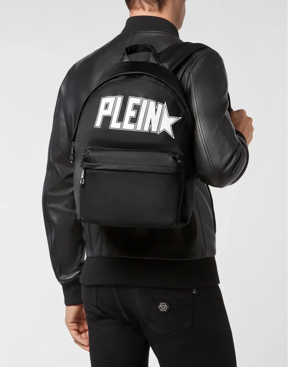 Nylon Backpack Iconic Plein, цвет: Черный