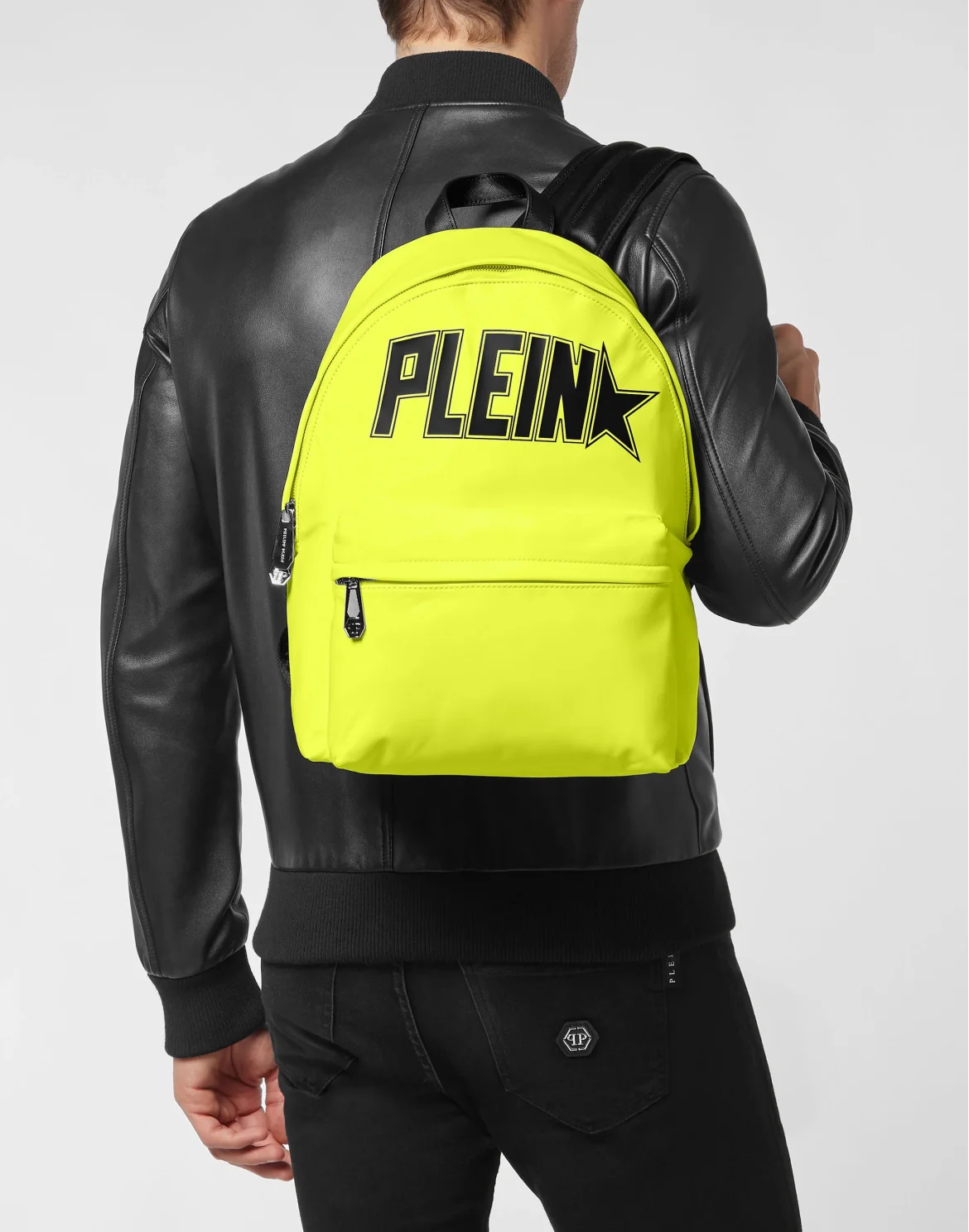 Nylon Backpack Iconic Plein, цвет: Желтый