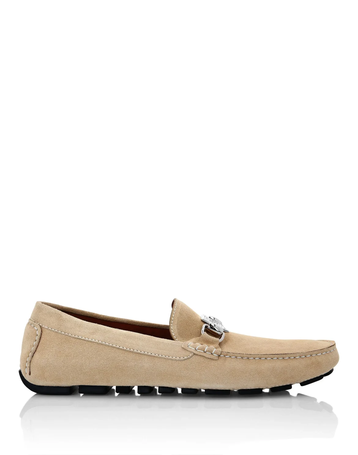 Suede Moccasin Philipp Plein TM, цвет: Бежевый