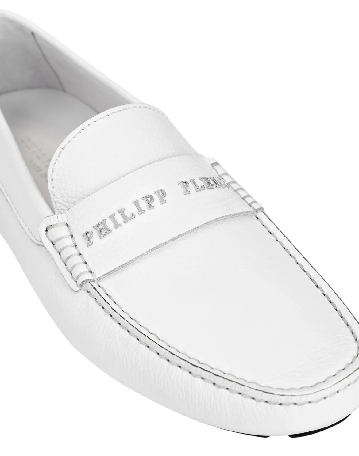 Leather Moccasin, цвет: Белый