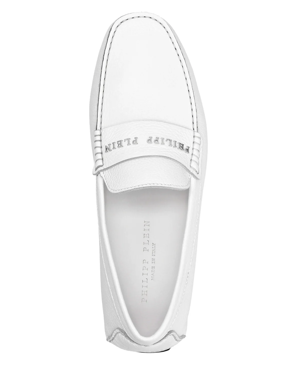 Leather Moccasin, цвет: Белый