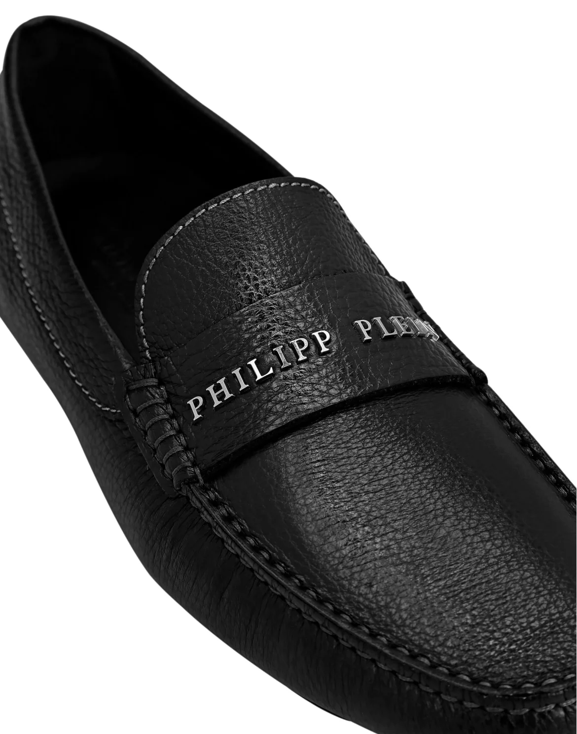Leather Moccasin, цвет: Черный