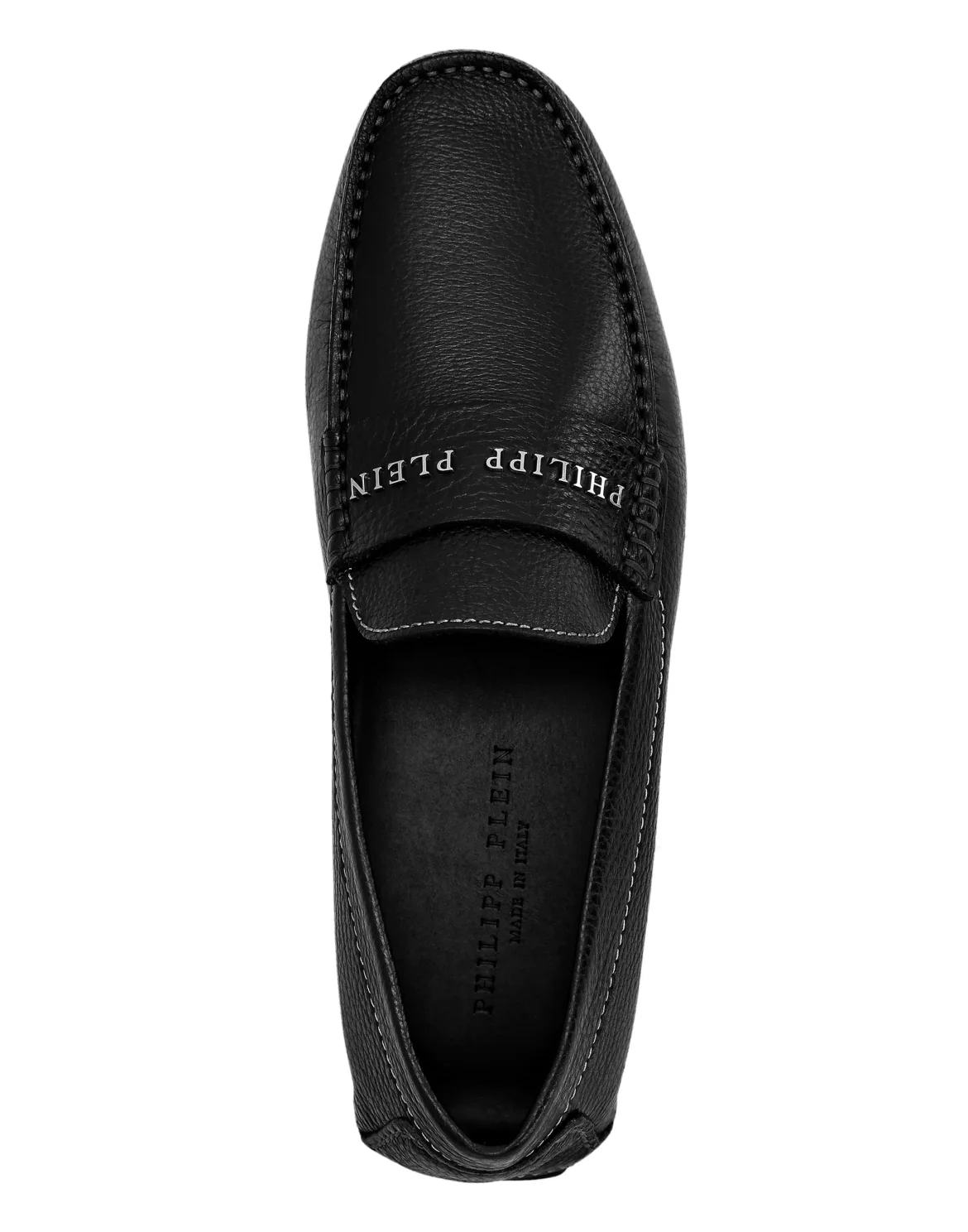Leather Moccasin, цвет: Черный