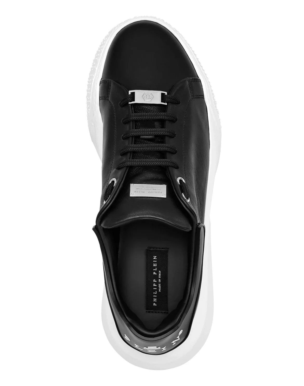 Leather Runner Iconic Plein, цвет: Черный