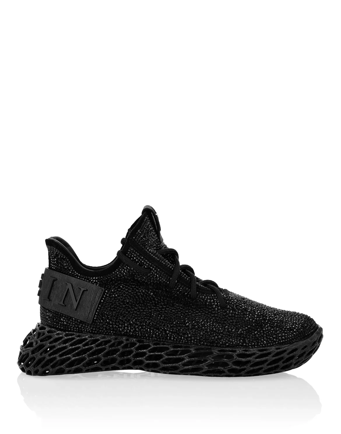RUNNER SNEAKERS $KELETON CAVIAR, цвет: Черный