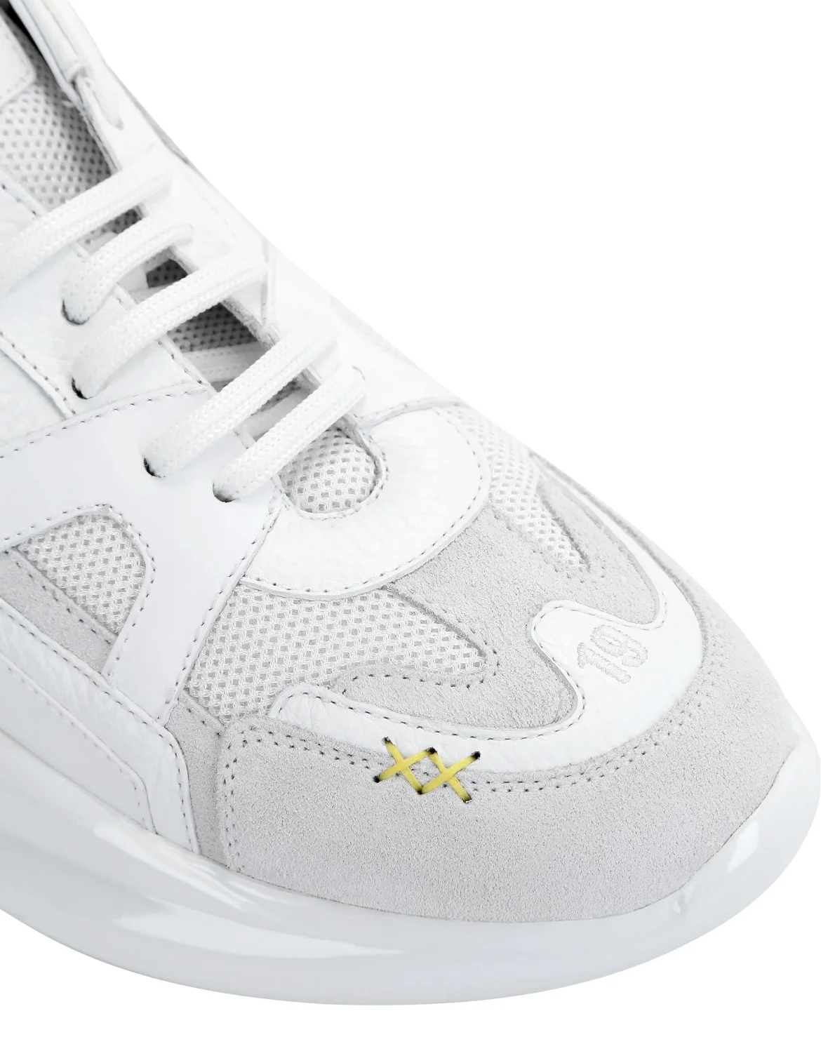 Runner mix materials Plein Hurricane, цвет: Белый