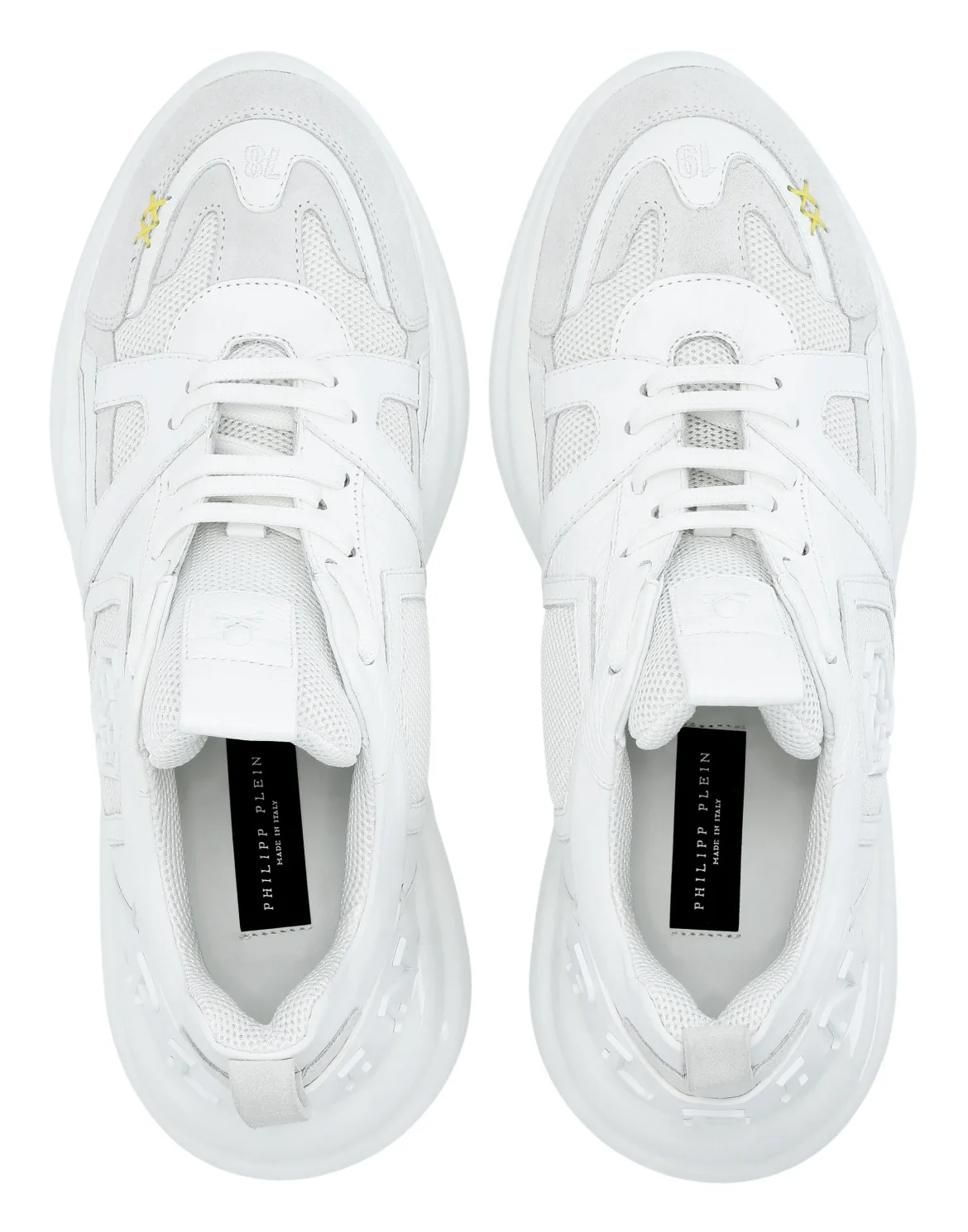 Runner mix materials Plein Hurricane, цвет: Белый