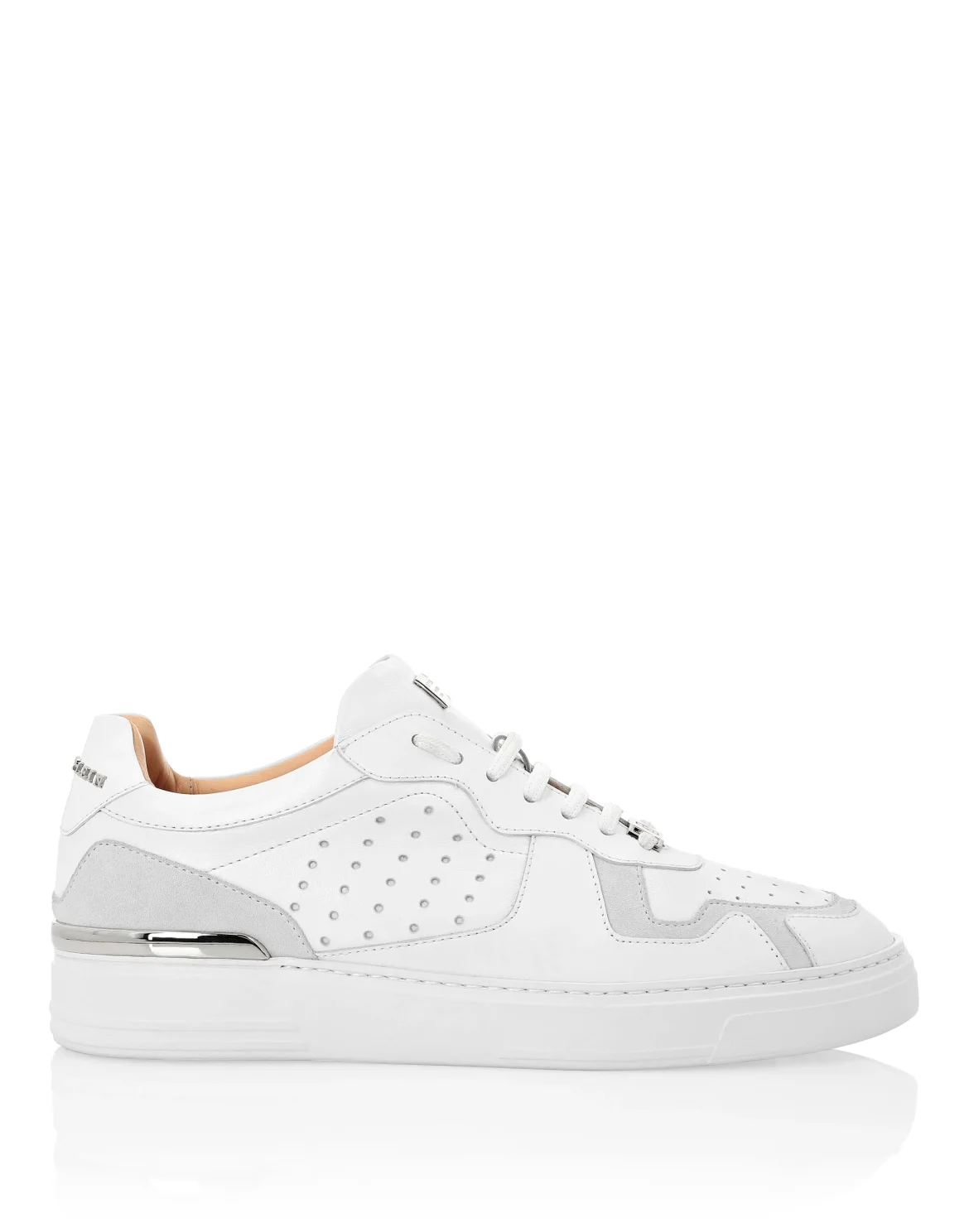 Lo-Top Sneakers mix leathers G.O.A.T. TM, цвет: Белый