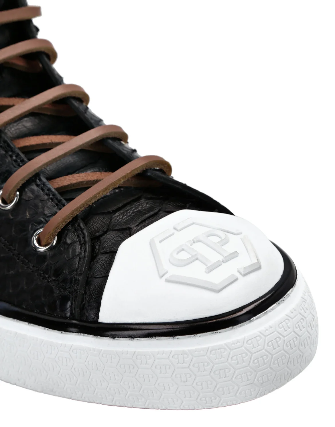 Python Hi-Top Sneakers Luxury Megastar, цвет: Черный