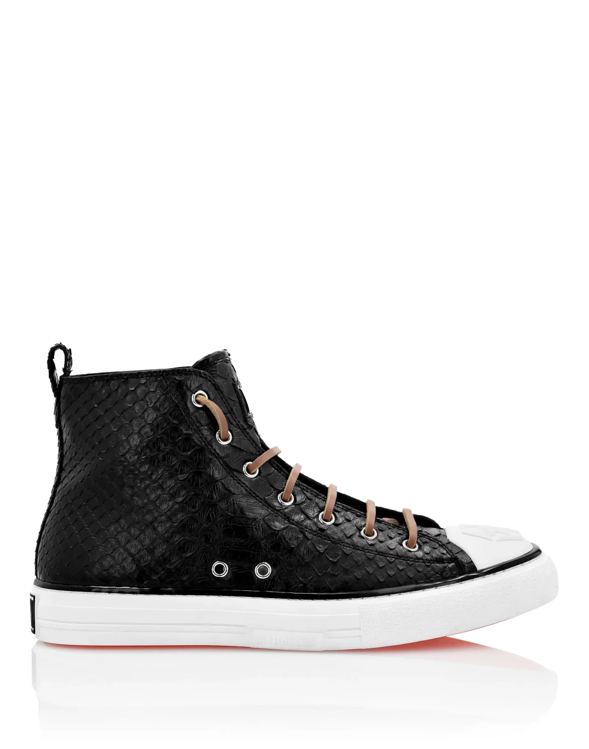 Python Hi-Top Sneakers Luxury Megastar, цвет: Черный