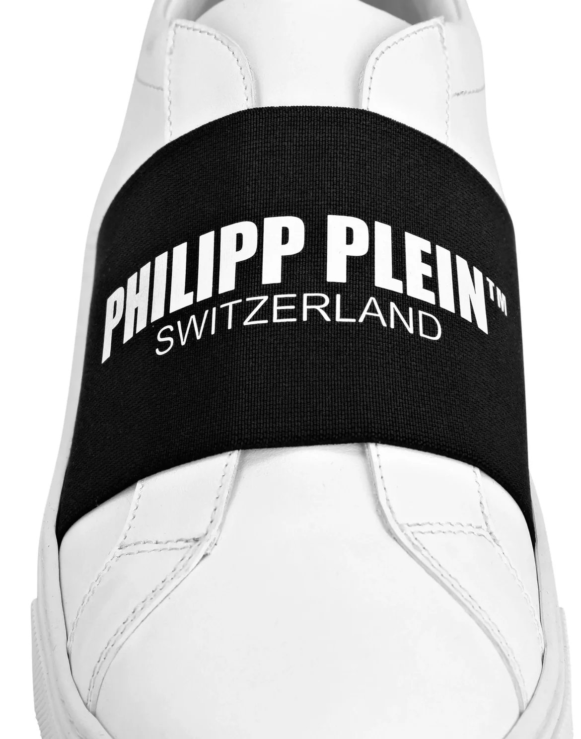 Leather Lo-Top Sneakers Philipp Plein TM, цвет: Белый