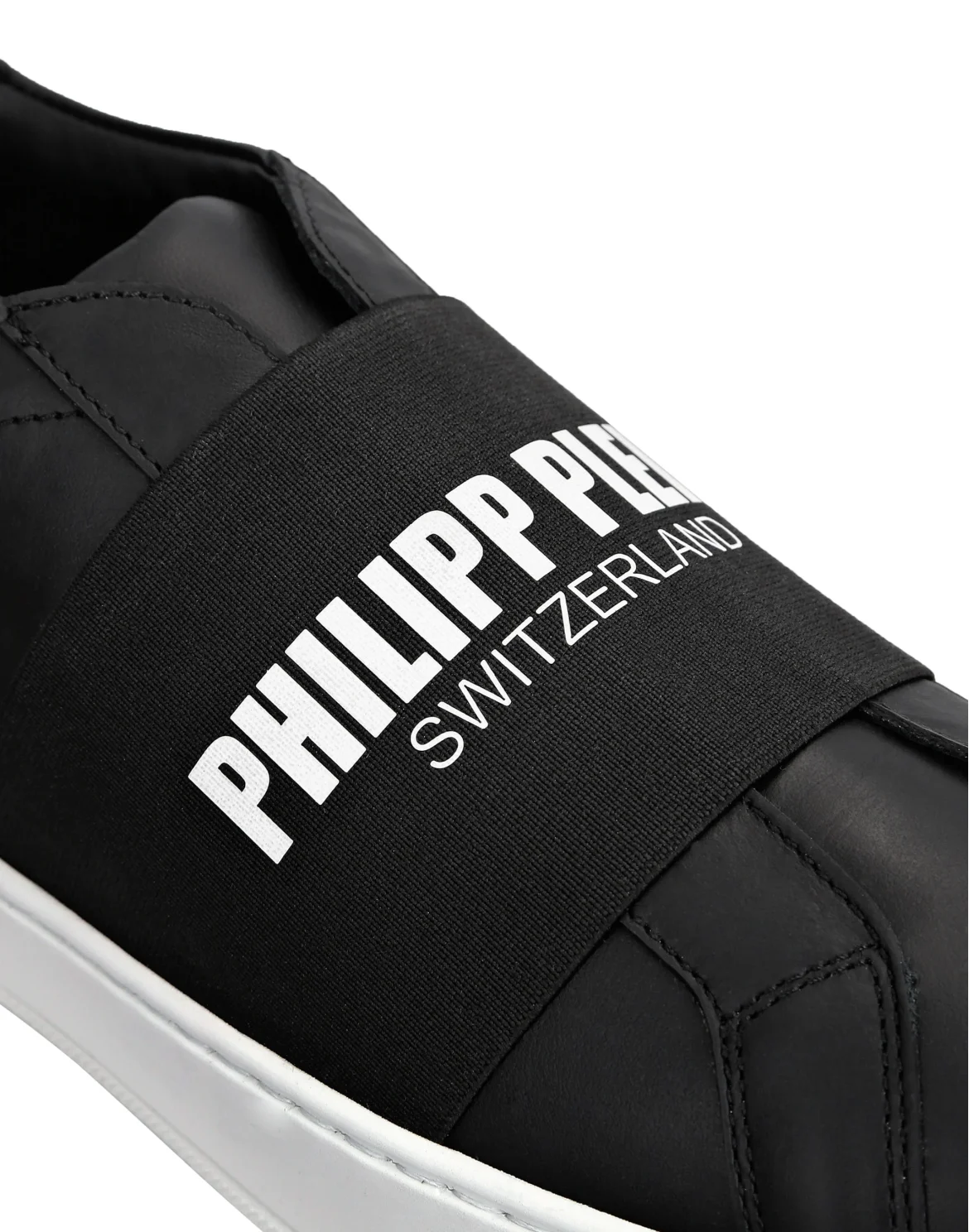 Leather Lo-Top Sneakers Philipp Plein TM, цвет: Черный