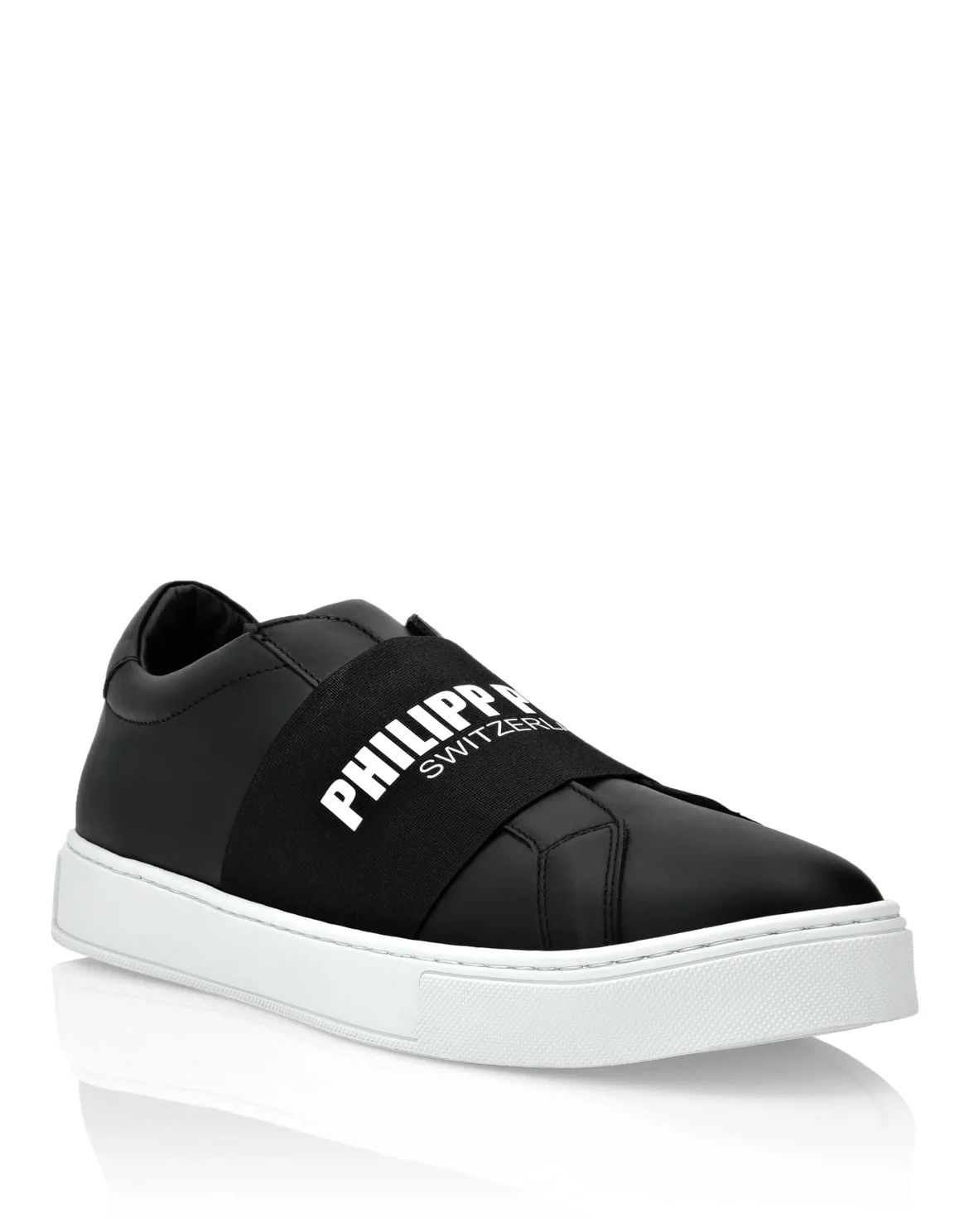 Leather Lo-Top Sneakers Philipp Plein TM, цвет: Черный