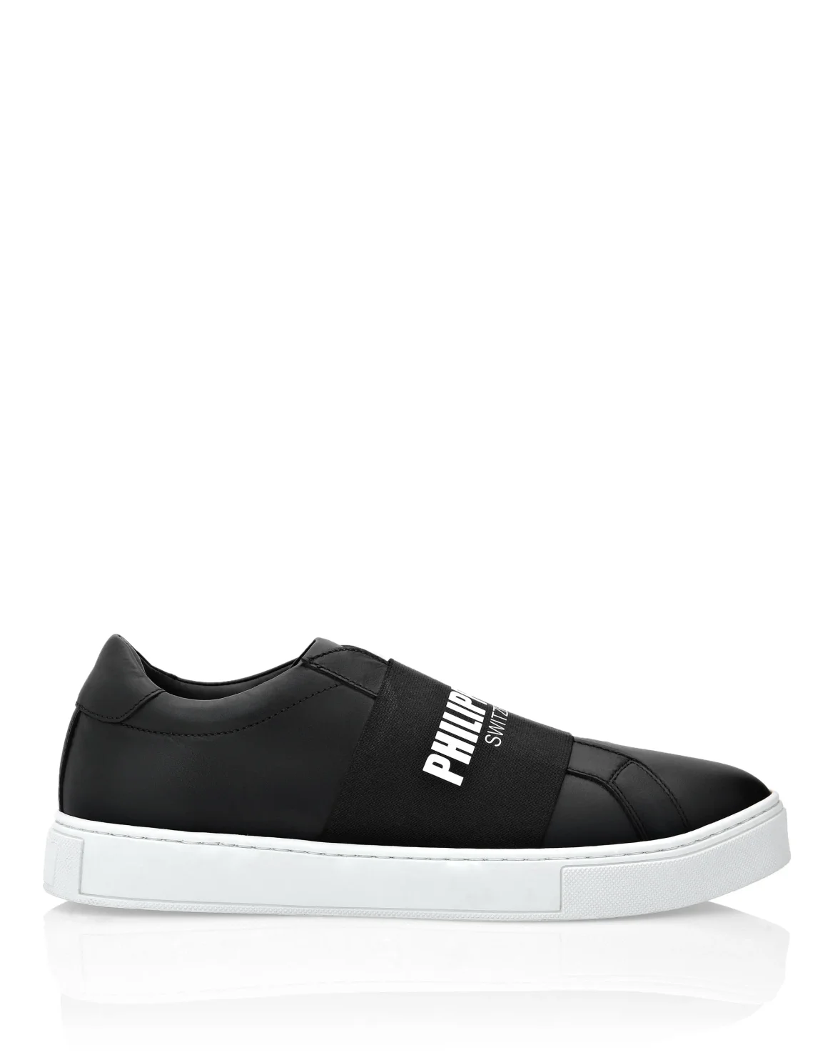 Leather Lo-Top Sneakers Philipp Plein TM, цвет: Черный