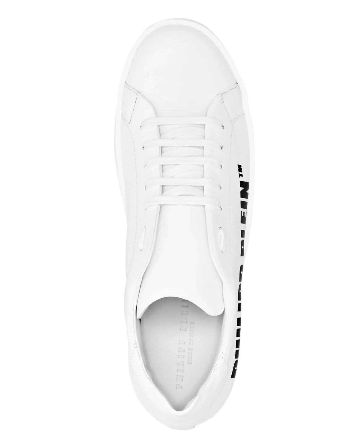 Leather Lo-Top Sneakers Philipp Plein TM, цвет: Белый