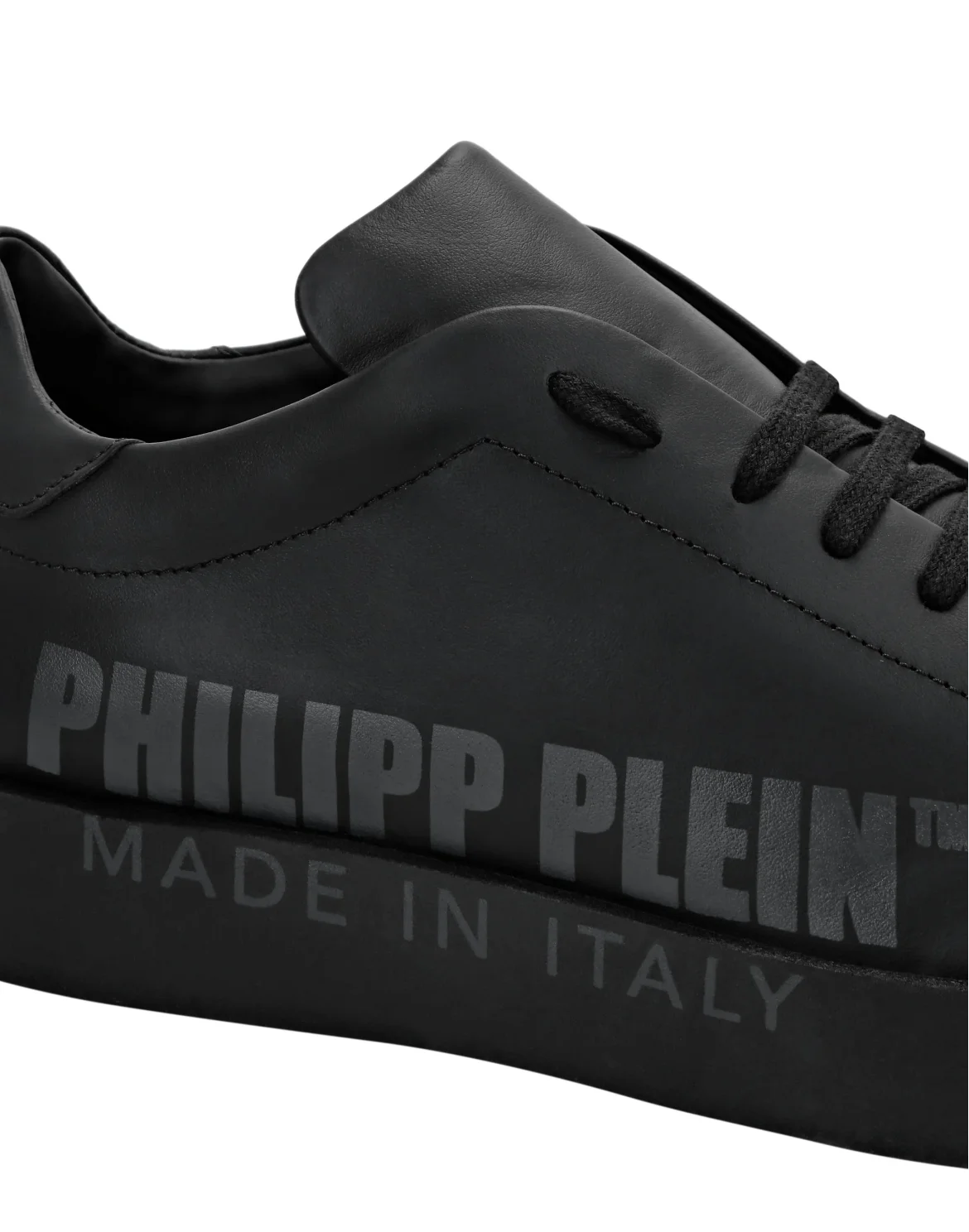 Leather Lo-Top Sneakers Philipp Plein TM, цвет: Черный