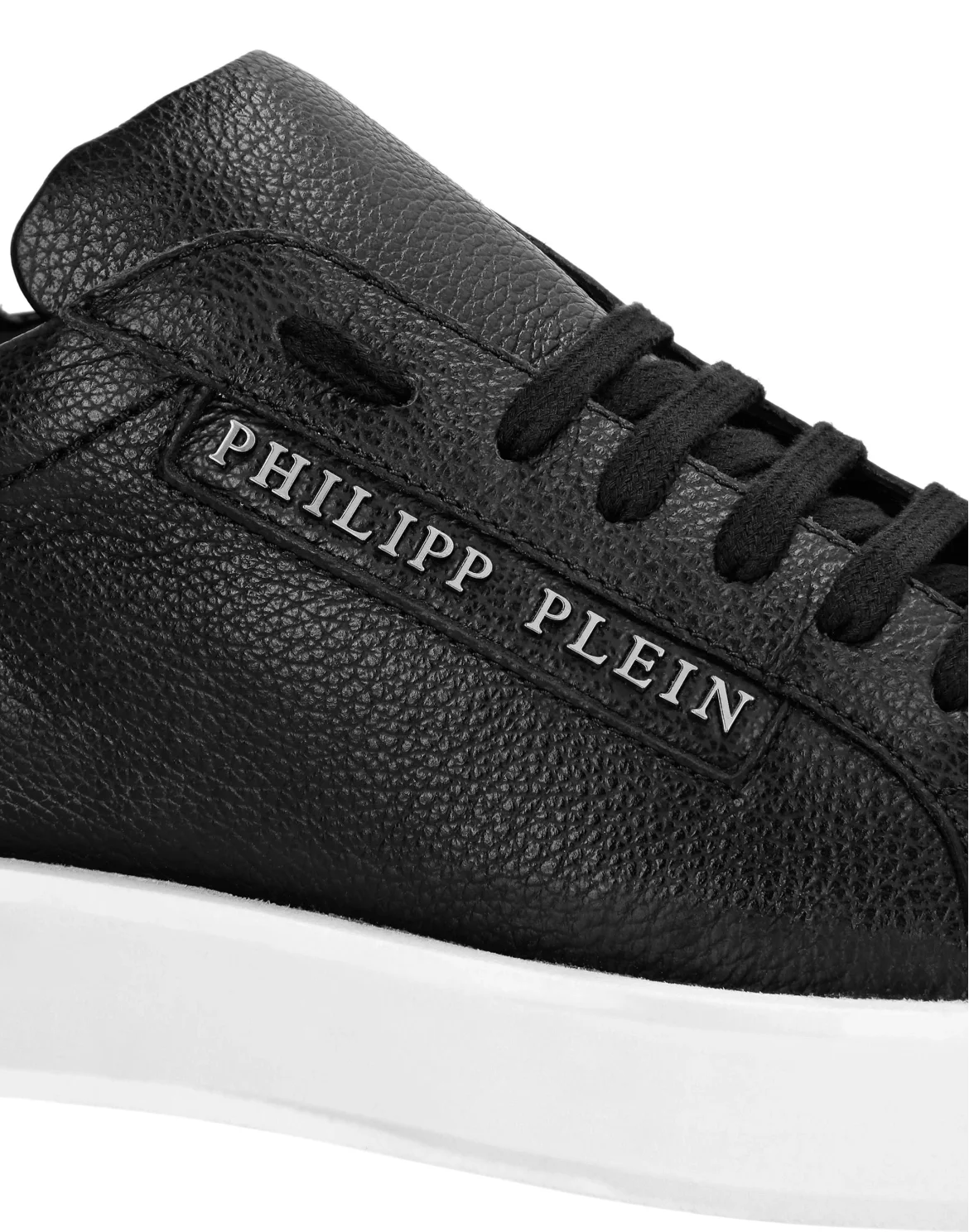 Leather Lo-Top Sneakers Philipp Plein TM, цвет: Черный