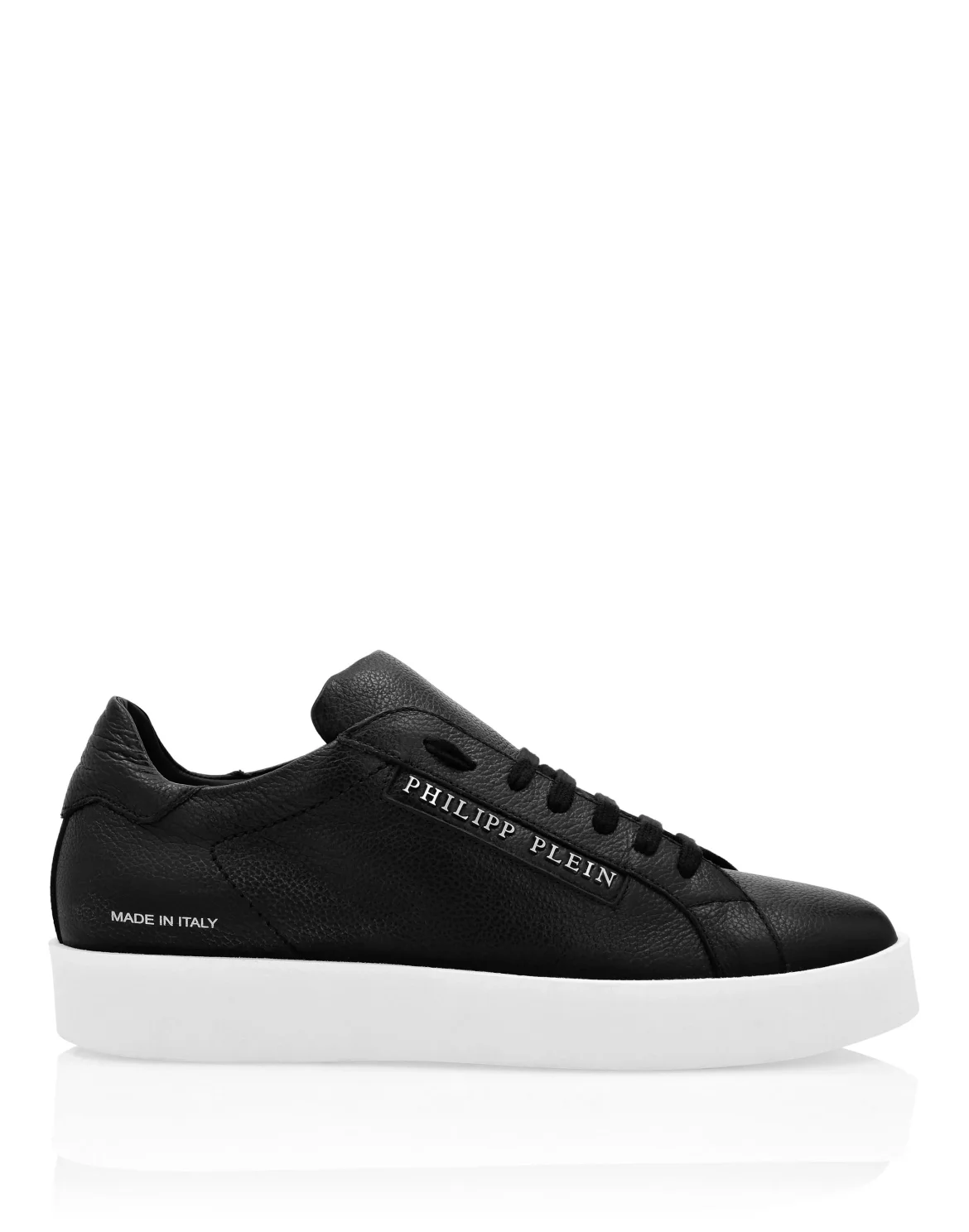 Leather Lo-Top Sneakers Philipp Plein TM, цвет: Черный