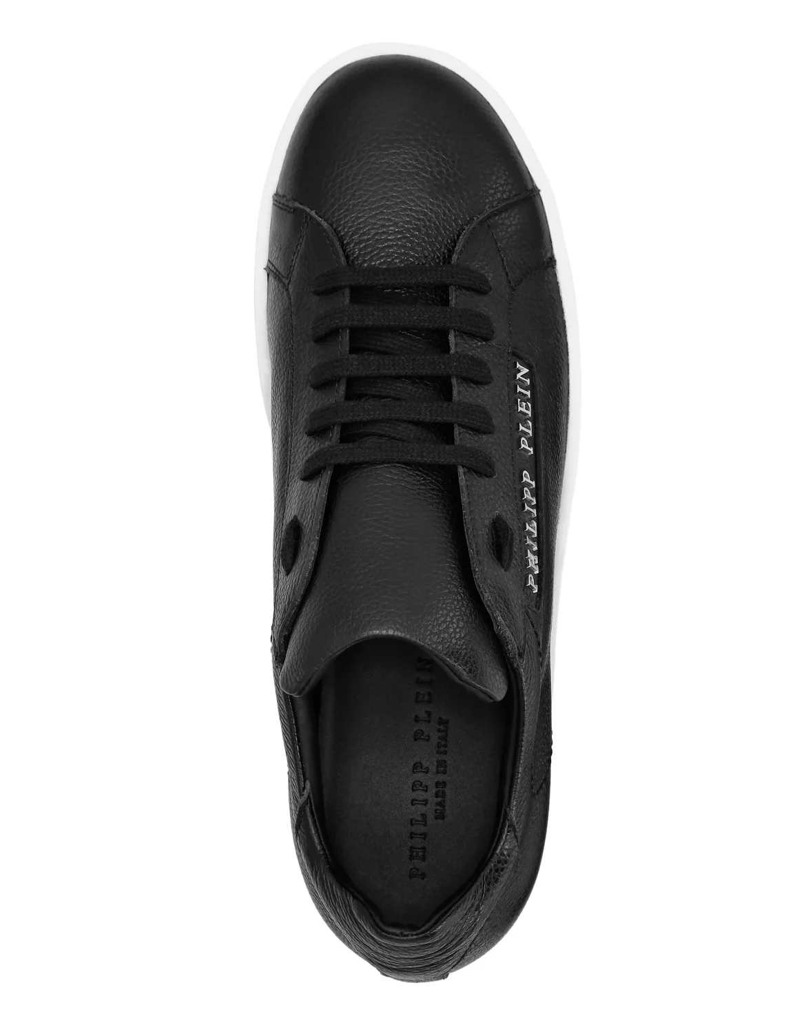 Leather Lo-Top Sneakers Philipp Plein TM, цвет: Черный