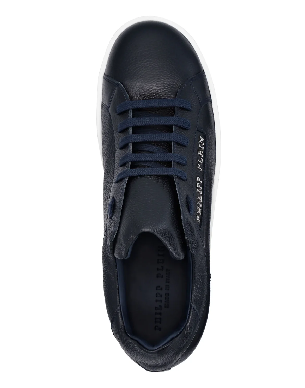 Leather Lo-Top Sneakers Philipp Plein TM, цвет: Синий