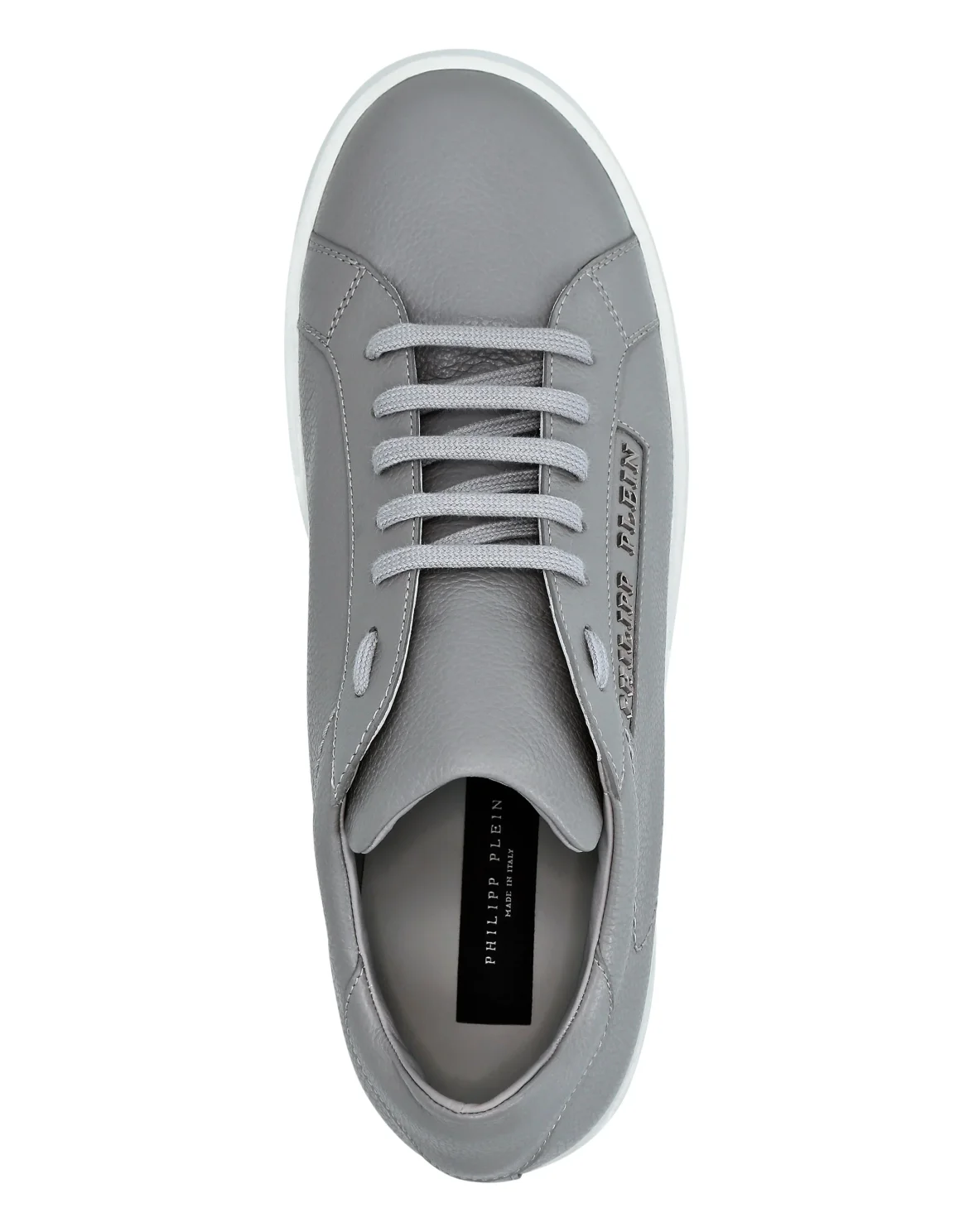 Leather Lo-Top Sneakers Philipp Plein TM, цвет: Серый