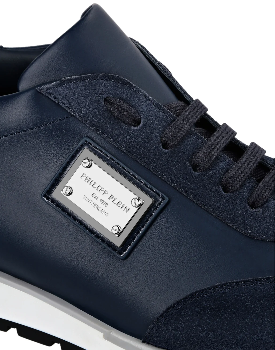 Leather Runner Philipp Plein TM, цвет: Синий