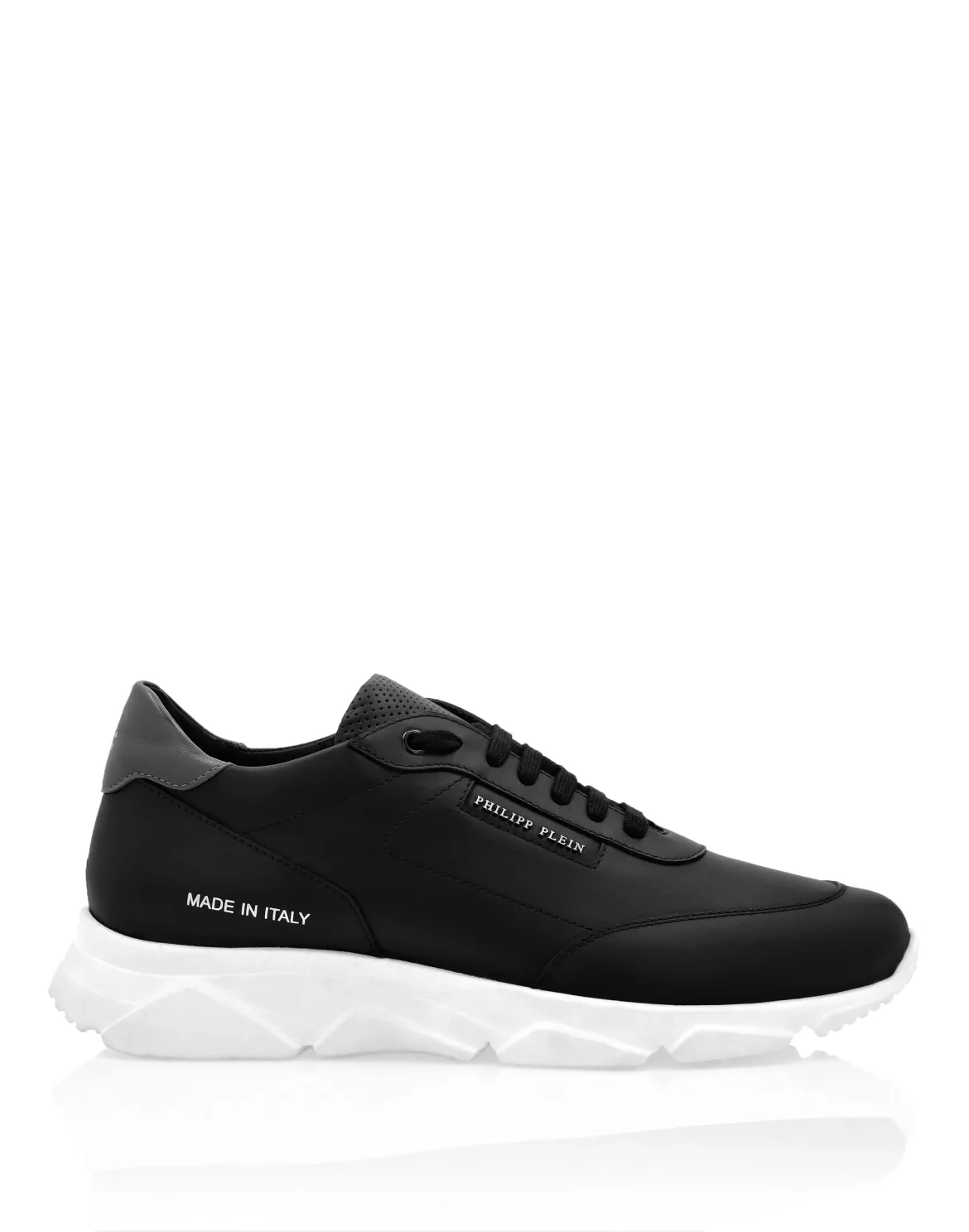 Leather Lo-Top Sneakers Philipp Plein TM, цвет: Черный