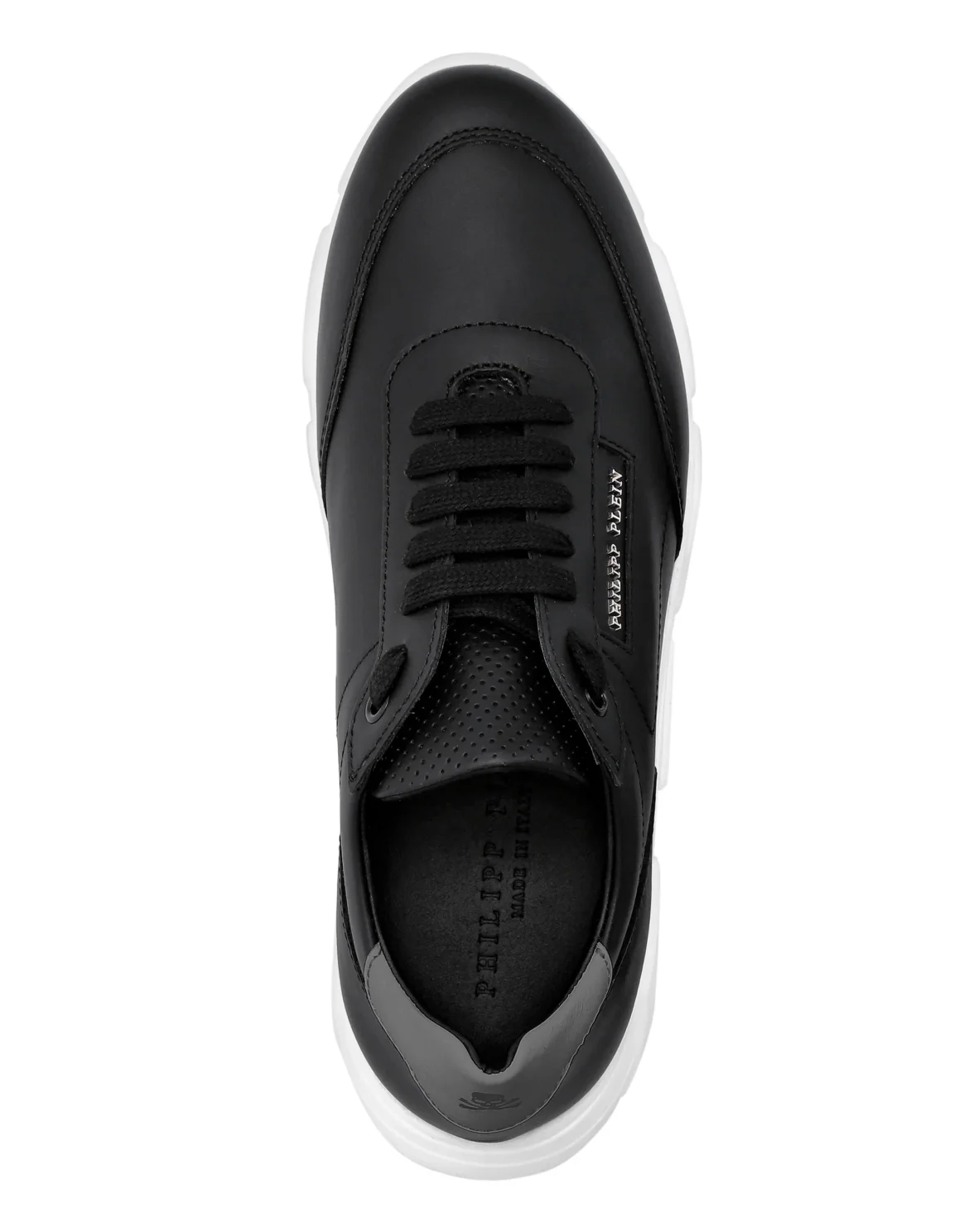 Leather Lo-Top Sneakers Philipp Plein TM, цвет: Черный