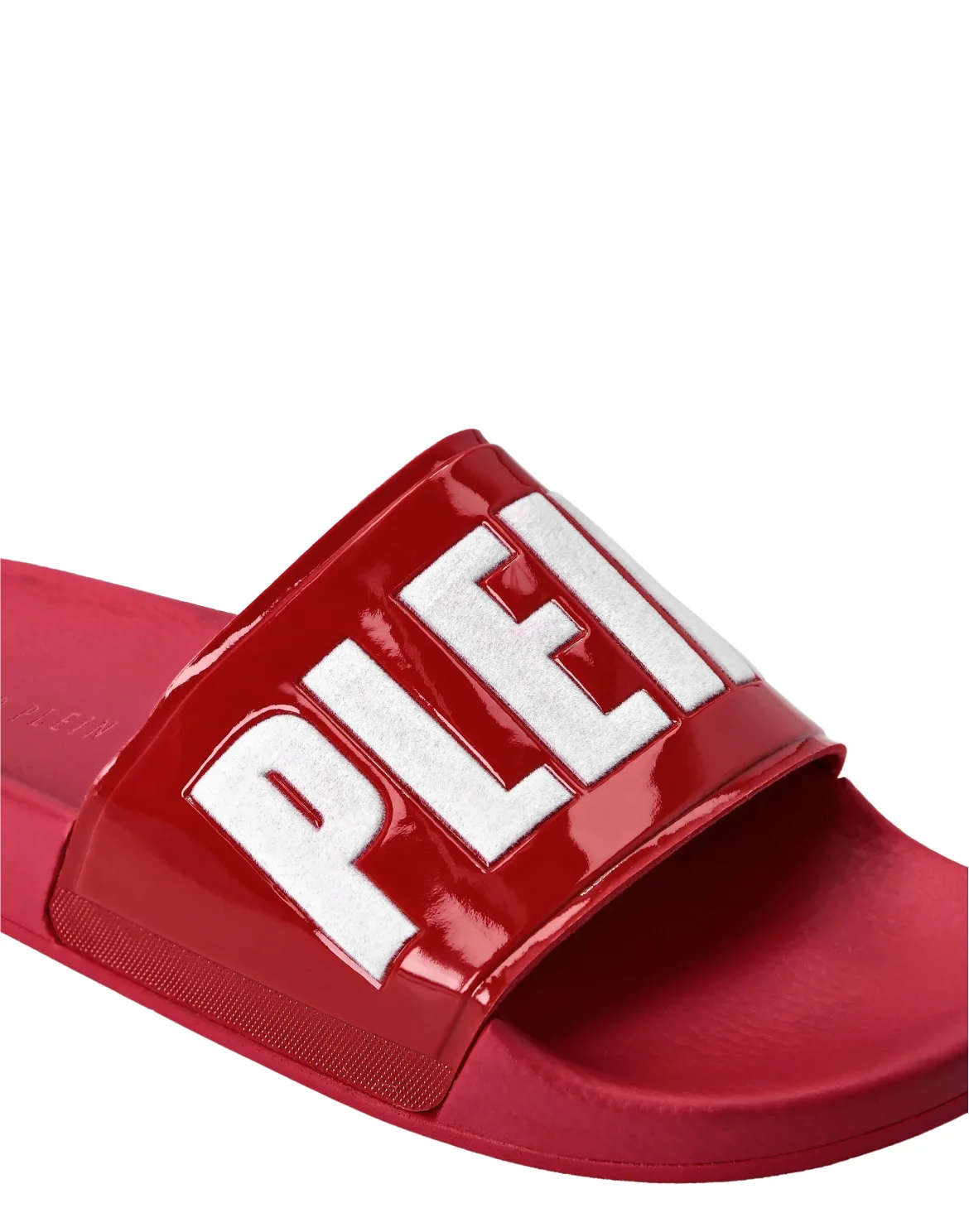 Flat gummy sandals Philipp Plein TM, цвет: Красный