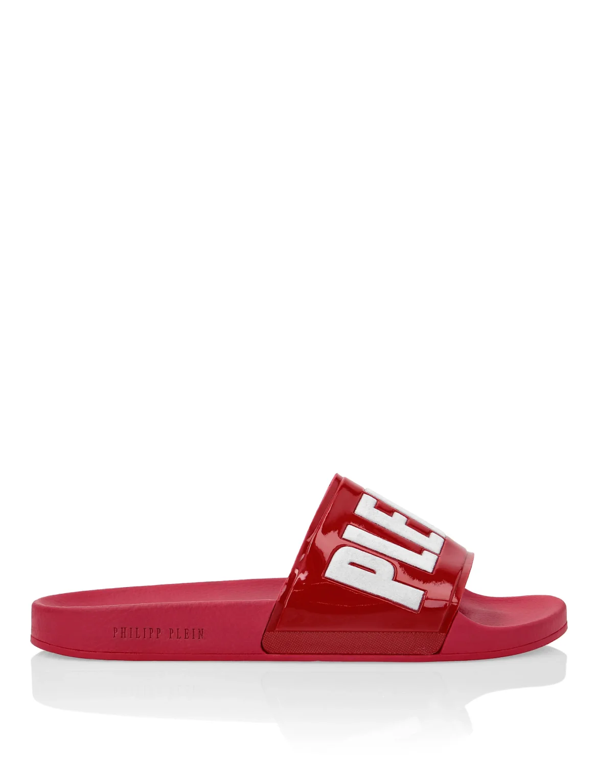 Flat gummy sandals Philipp Plein TM, цвет: Красный