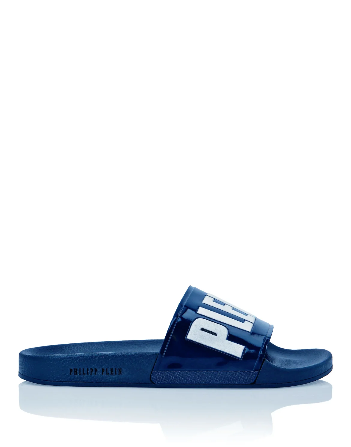 Flat gummy sandals Philipp Plein TM, цвет: Синий
