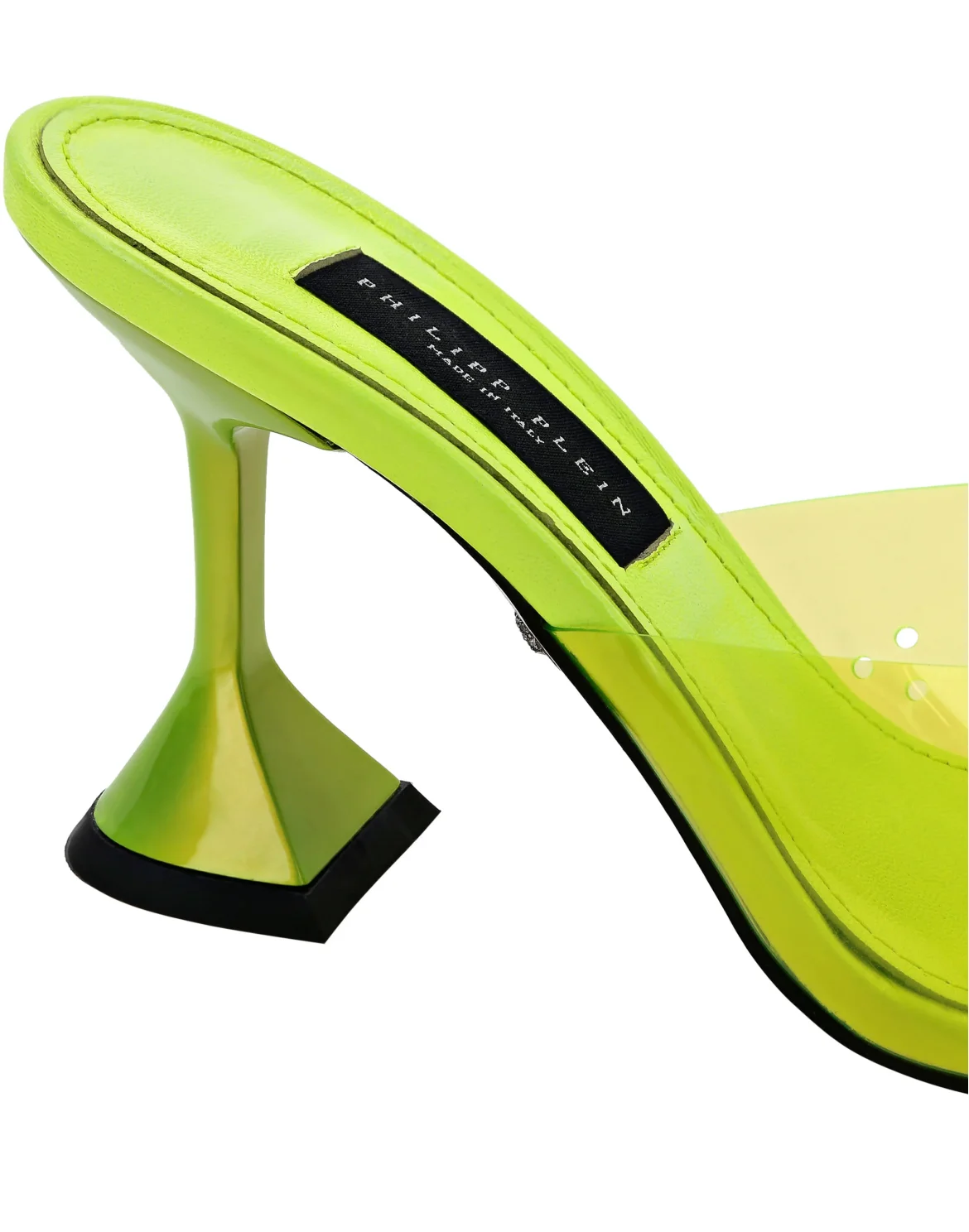 Sandals in pvc Mid Heels Iconic Plein, цвет: Желтый