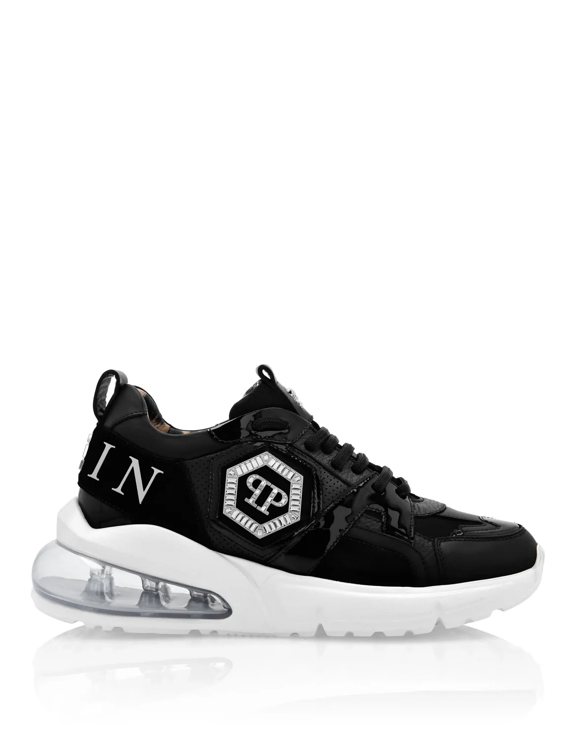 Runner mix leathers crystal Turbocharged, цвет: Черный
