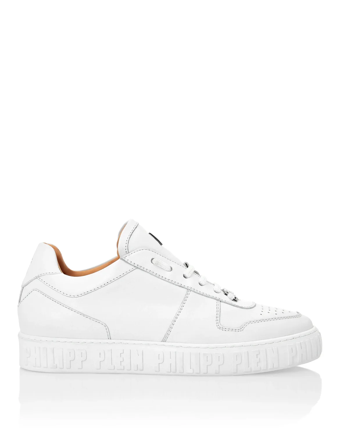 Leather Lo-Top Sneakers King Power, цвет: Белый
