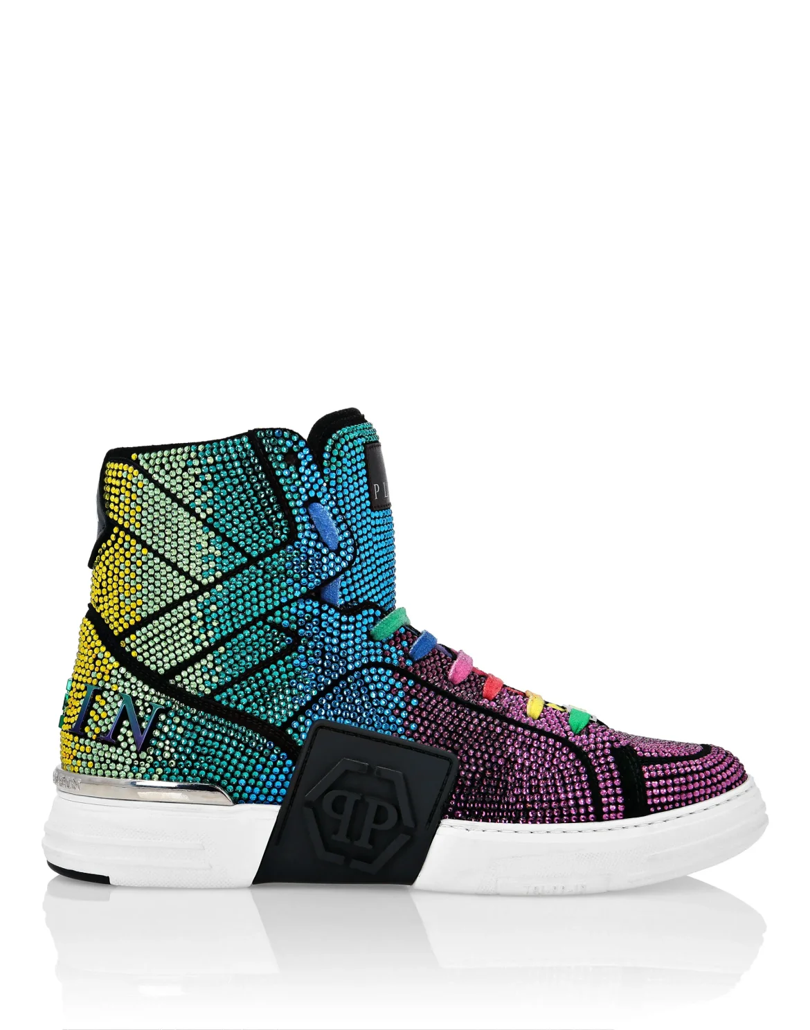 Suede Money Kicks Hi-Top Crystal, цвет: Мультиколор