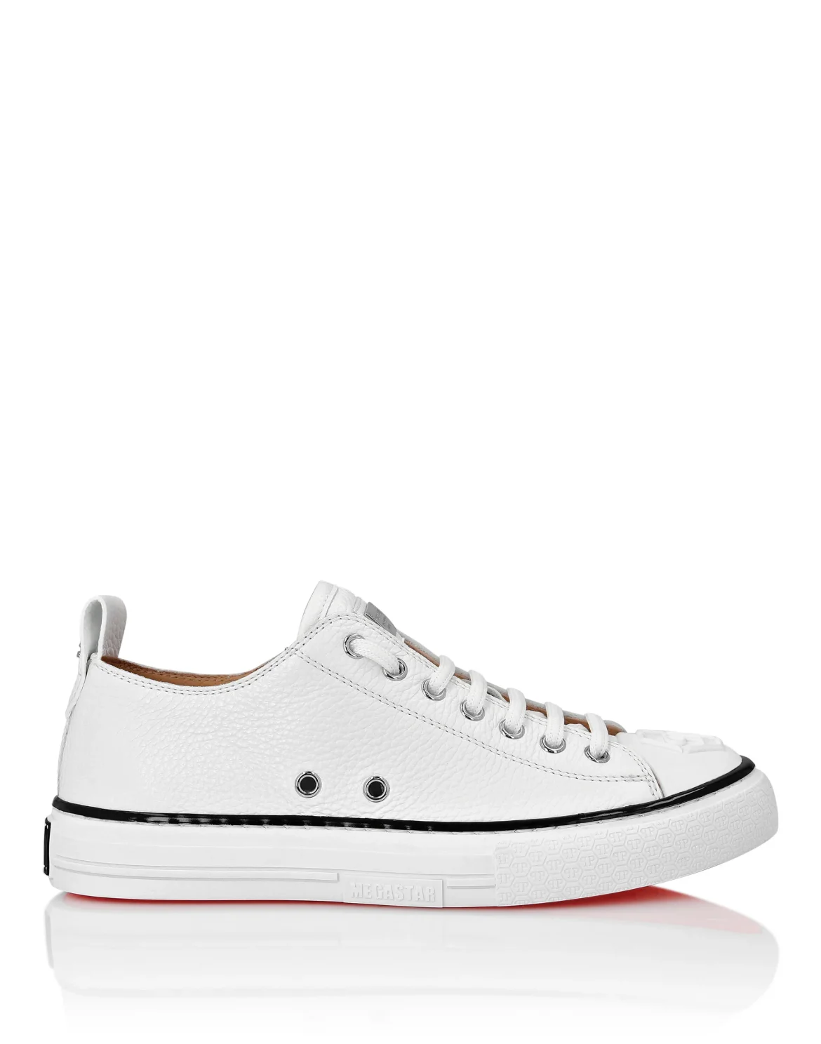 Leather Lo-Top Sneakers Megastar, цвет: Белый