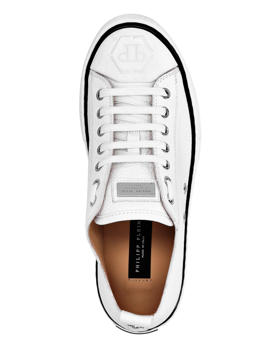 Leather Lo-Top Sneakers Megastar, цвет: Белый