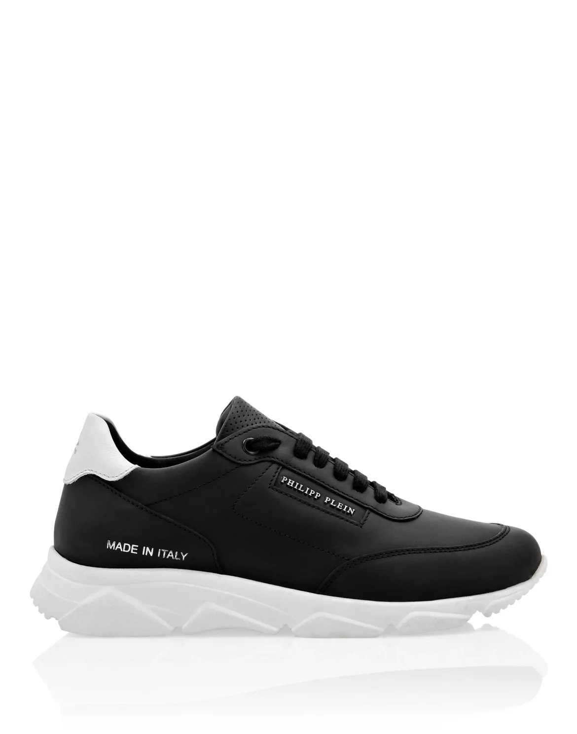 Leather Lo-Top Sneakers Philipp Plein TM, цвет: Черный