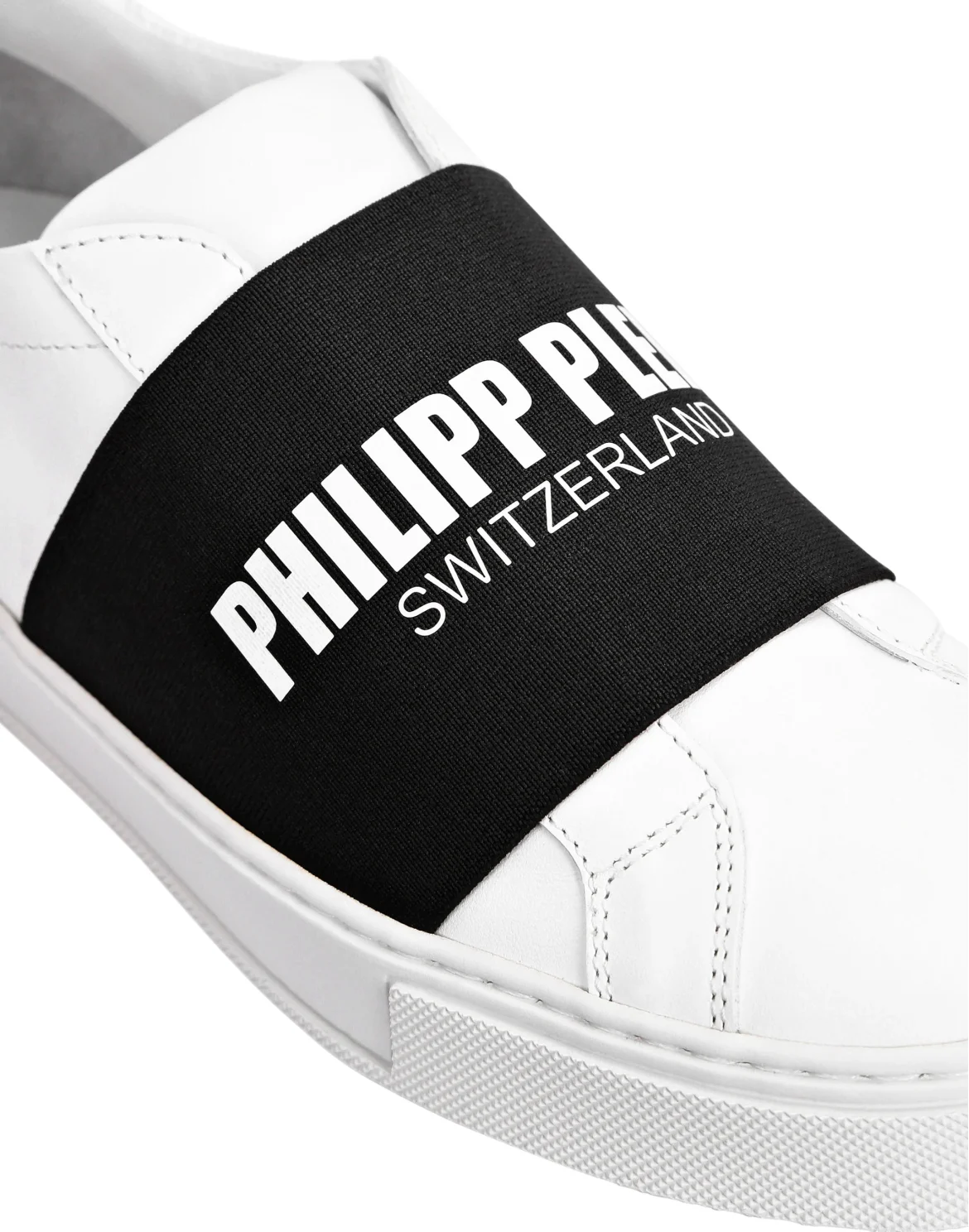 Leather Lo-Top Sneakers Philipp Plein TM, цвет: Белый