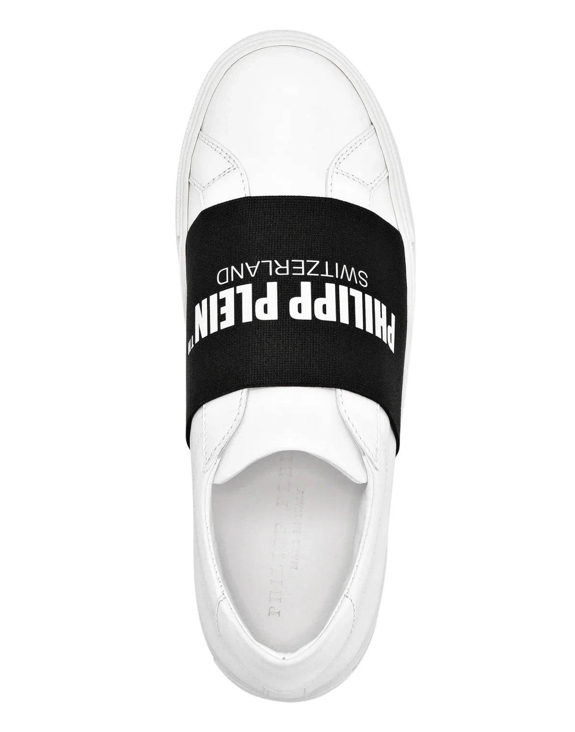 Leather Lo-Top Sneakers Philipp Plein TM, цвет: Белый