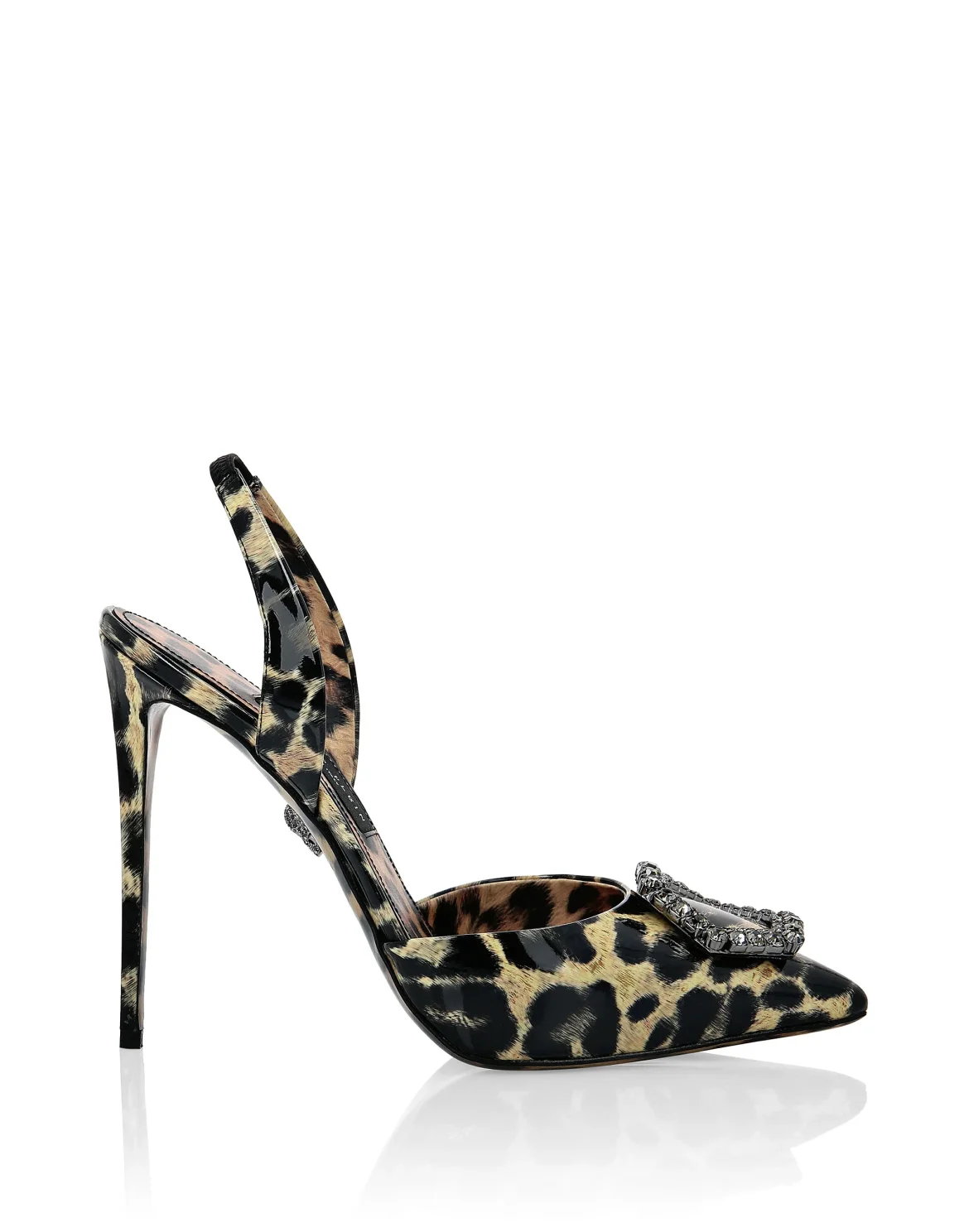 Patent Leather Decollete Hi-Heels Leopard, цвет: Леопард