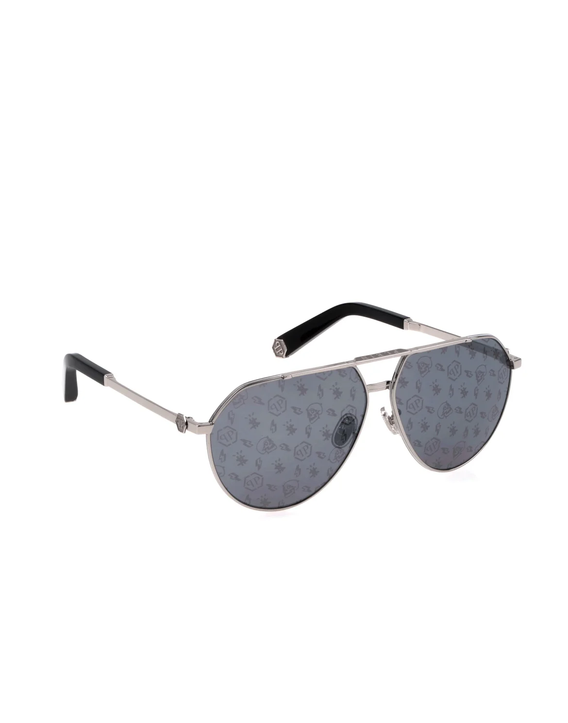 Sunglasses PLEIN THE SKULL  Hexagon, цвет: Серебристый