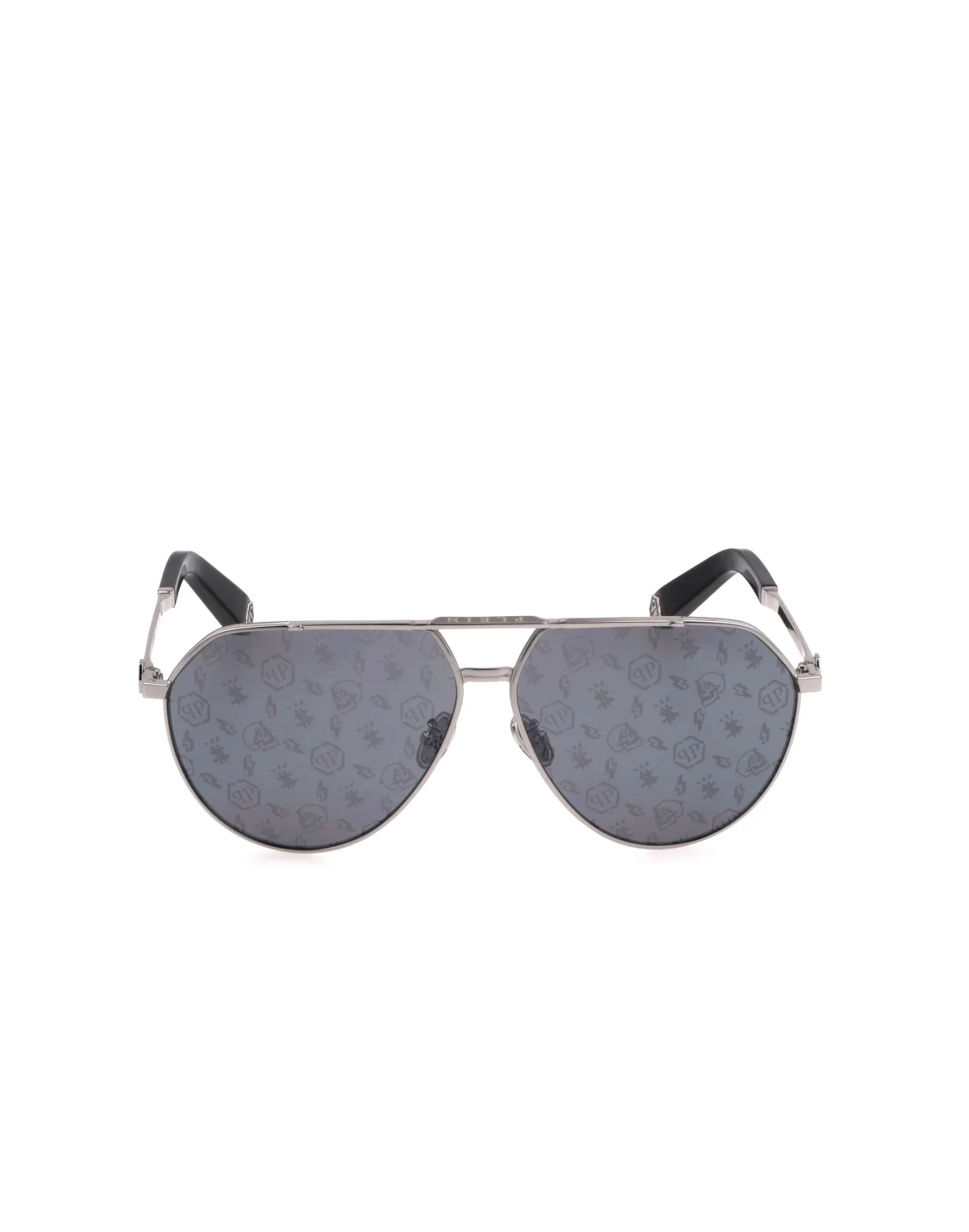 Sunglasses PLEIN THE SKULL  Hexagon, цвет: Серебристый