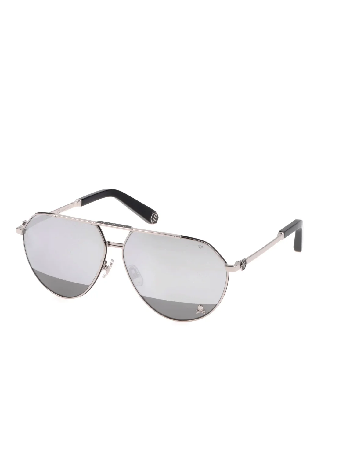 Sunglasses PLEIN THE SKULL  Hexagon, цвет: Серебристый