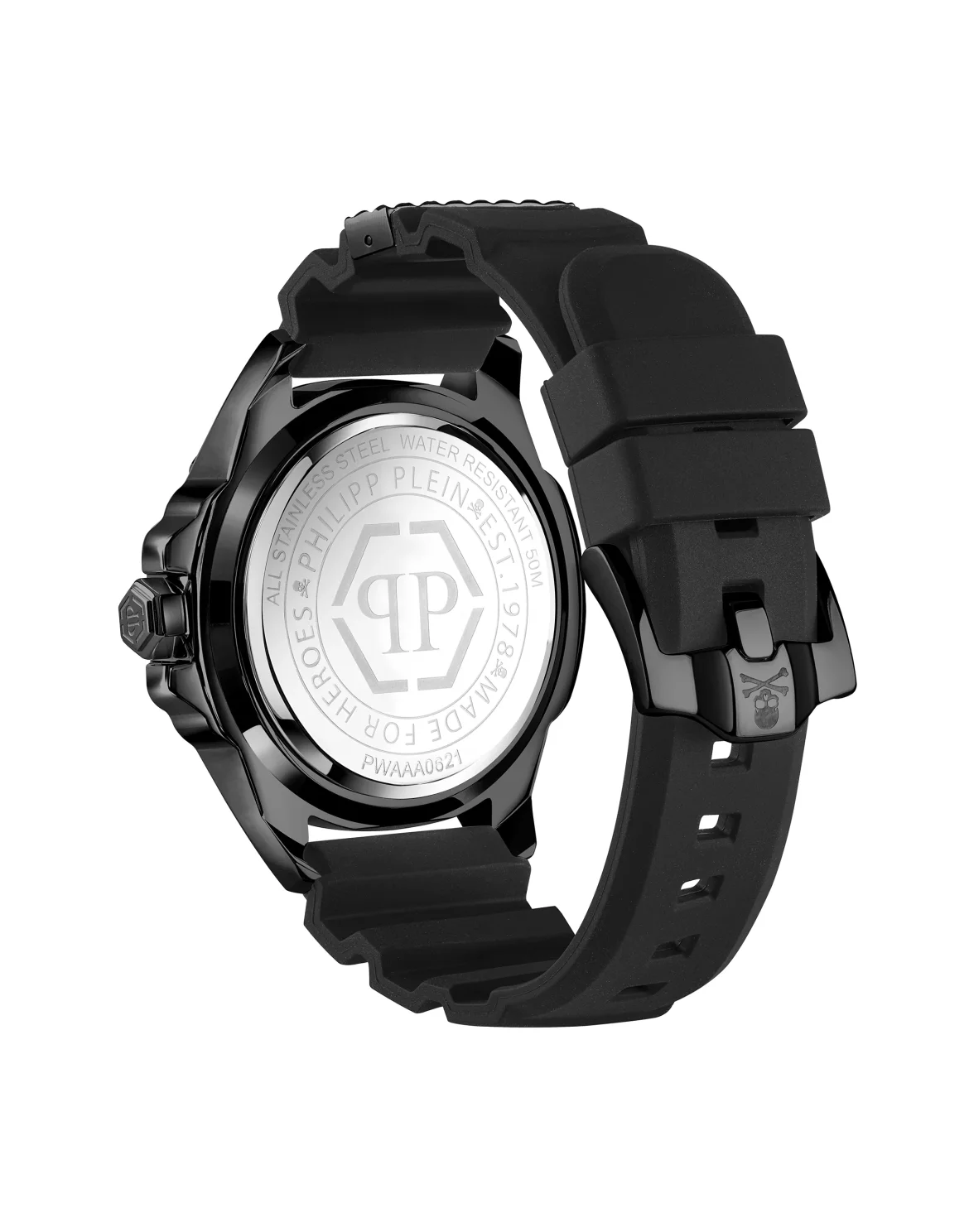 THE $KULL TITAN RAINBOW Watch with Crystals, цвет: Черный